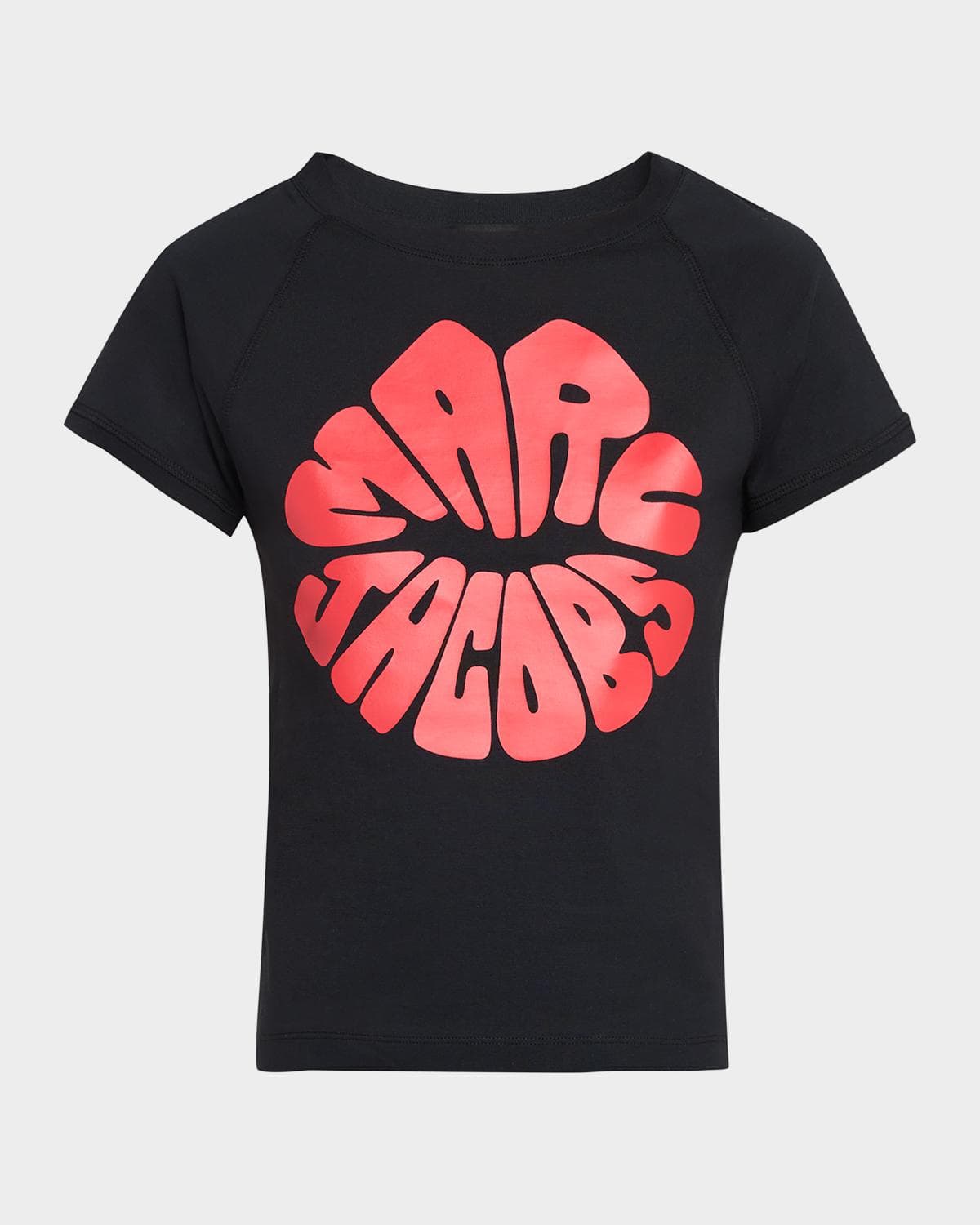 Marc Jacobs Marc Kiss Logo Shrunken T-Shirt