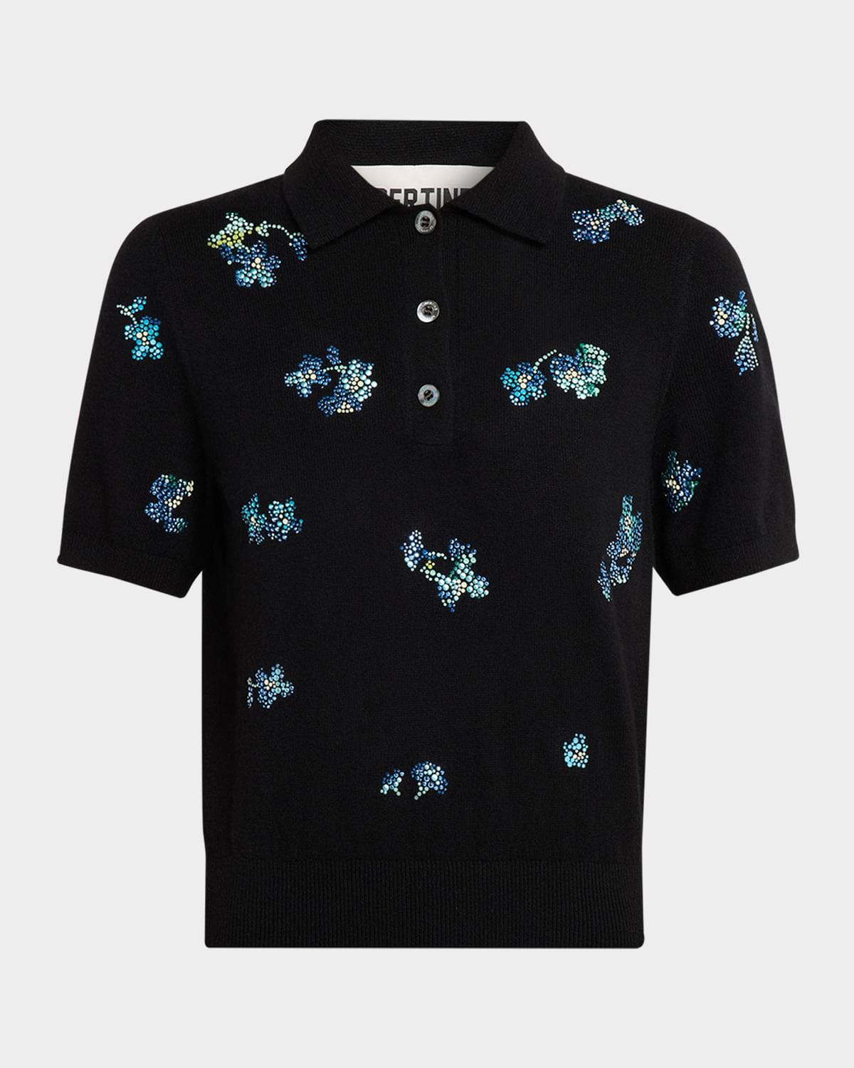 Libertine Bluebell Lane Cashmere Polo Sweater