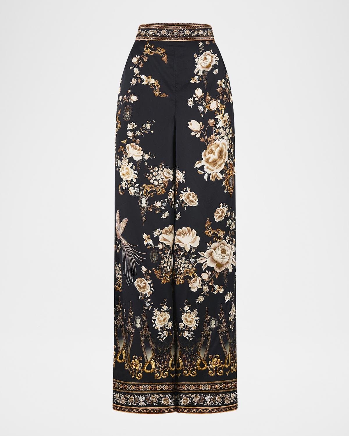 Camilla Flamenco Folklore Straight-Leg Relaxed Trousers