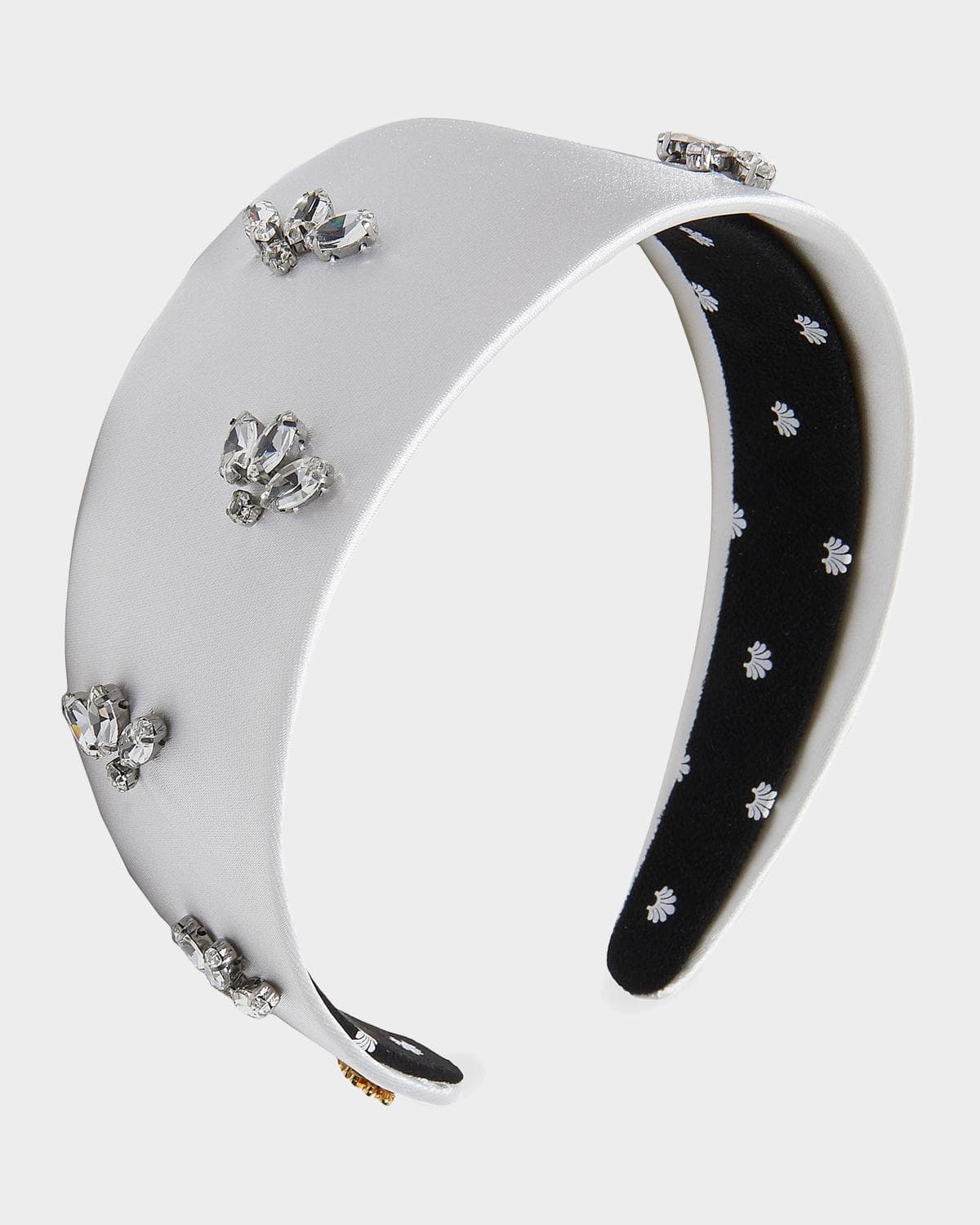 Lele Sadoughi Brigitte Crystal-Embellished Headband