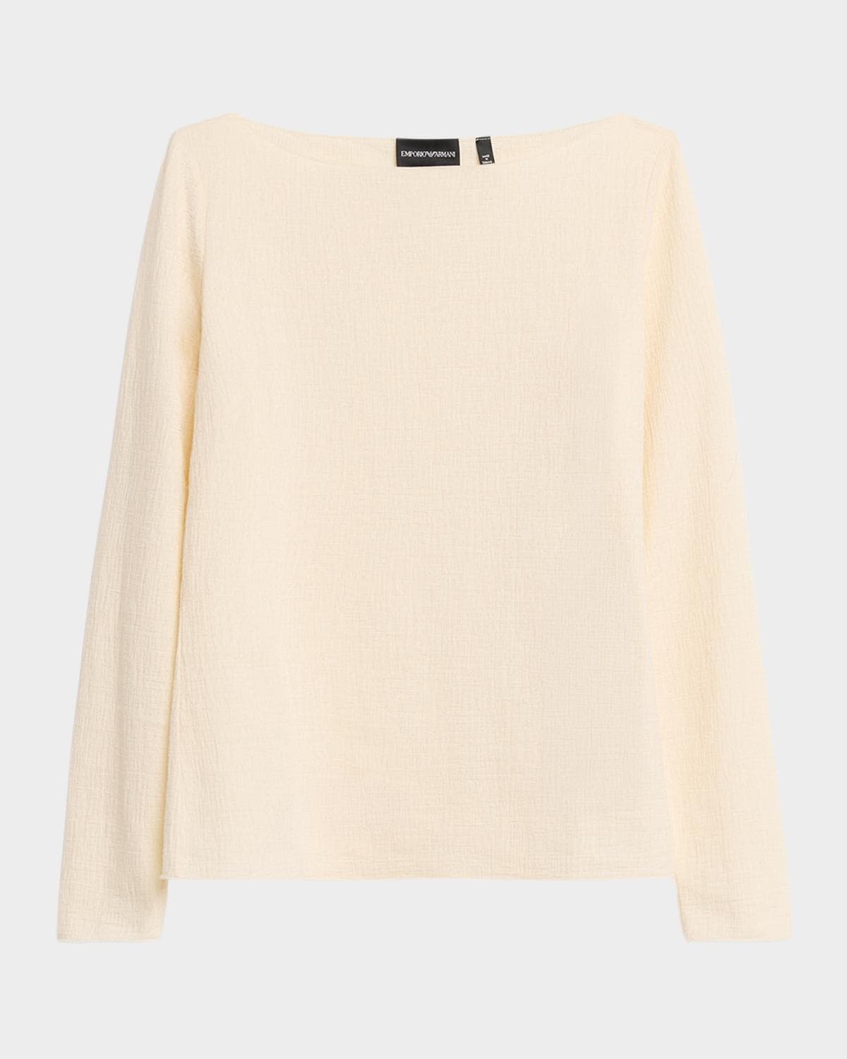 Emporio Armani Bateau-Neck Pullover Sweater