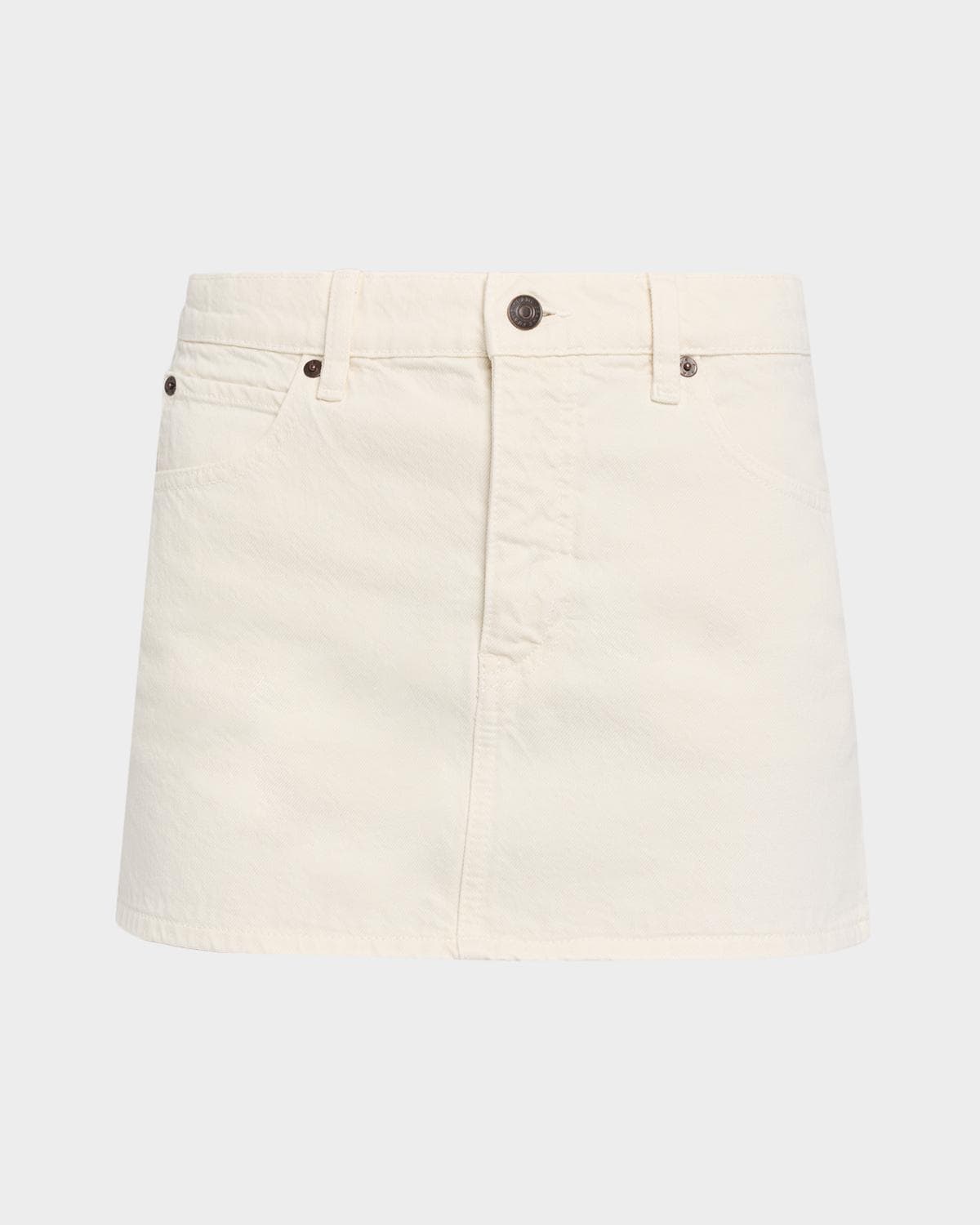 FRAME The Denim Mini Skirt