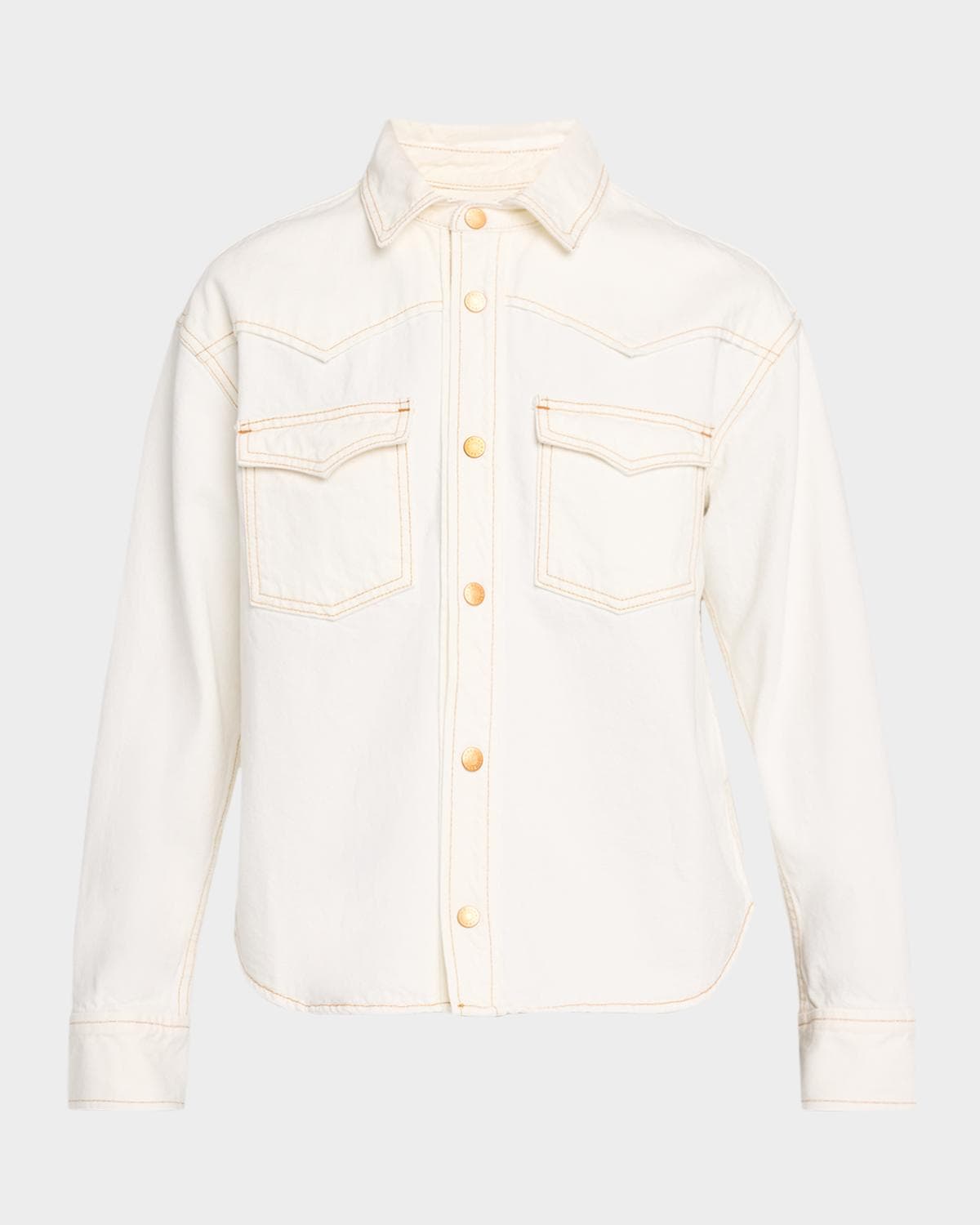 SLVRLAKE Cassidy Western Denim Shirt