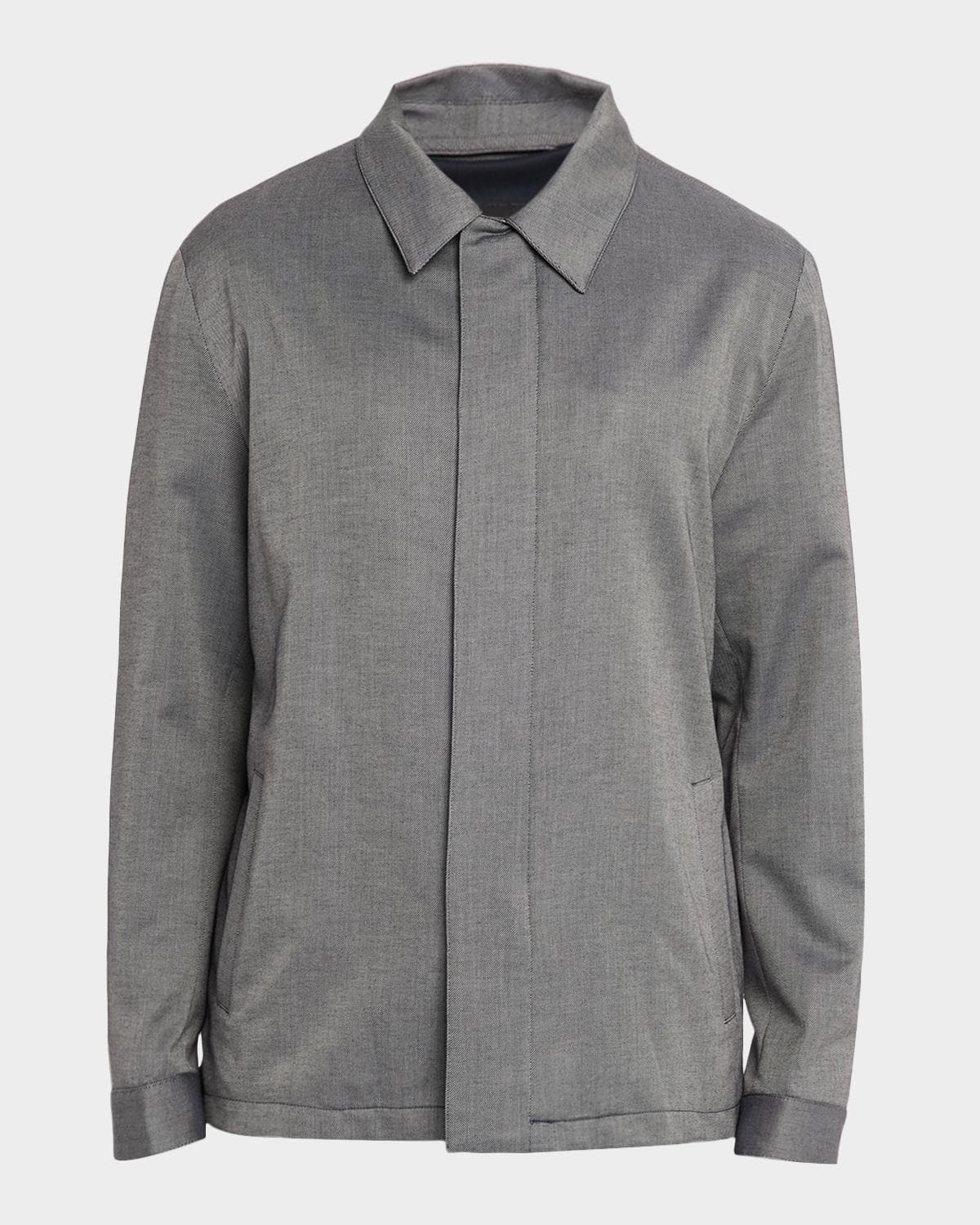 Kiton Men's Full-Zip Field Jacket