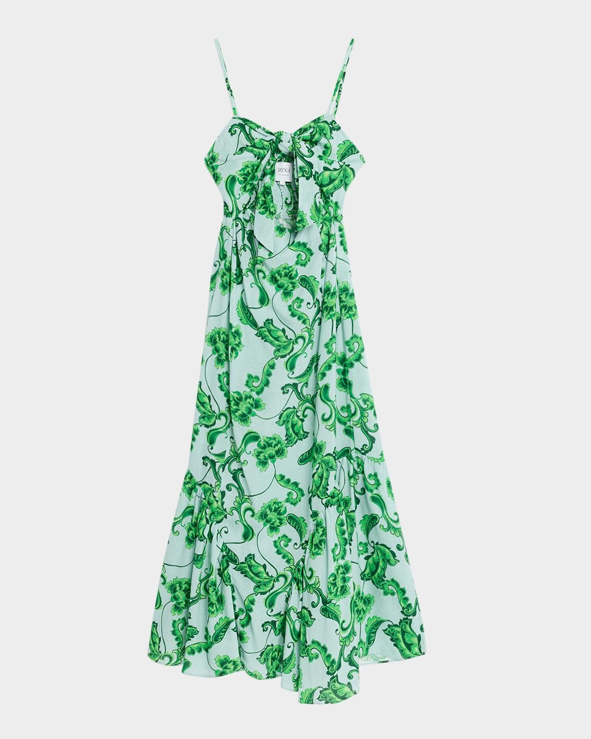 MISA Los Angeles Zoya Floral Paisley Midi Dress
