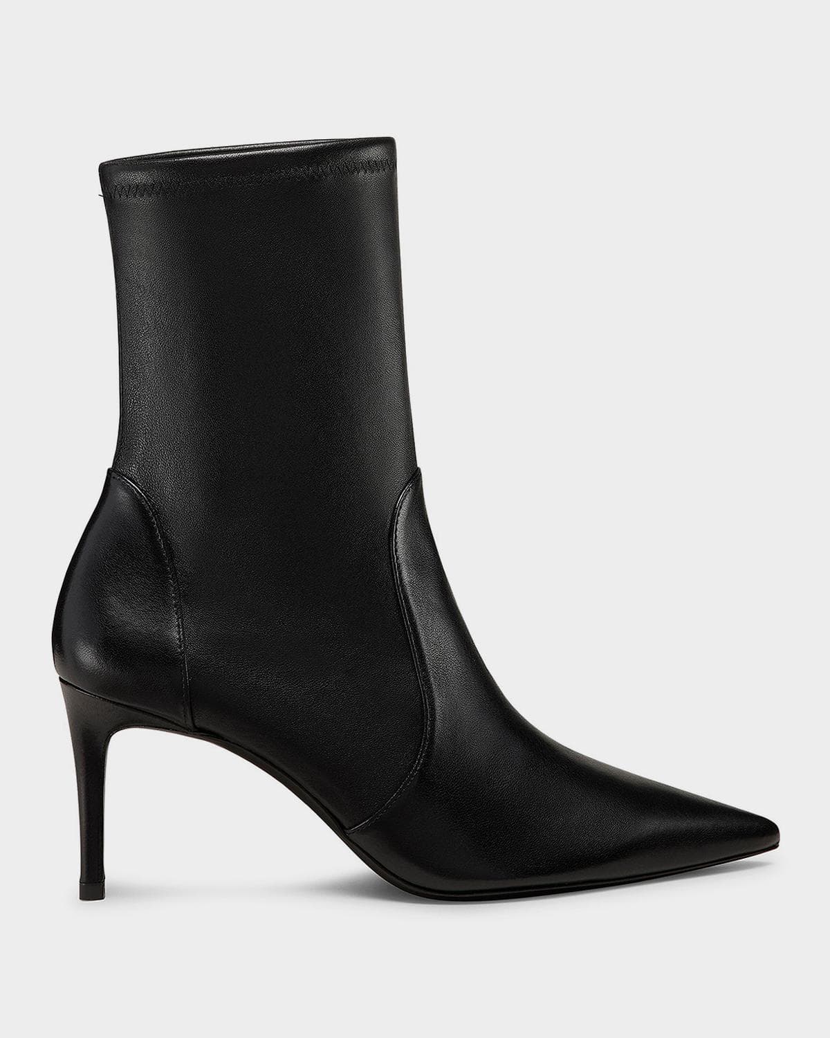 Stuart Weitzman 75mm Stuart Power Leather Booties