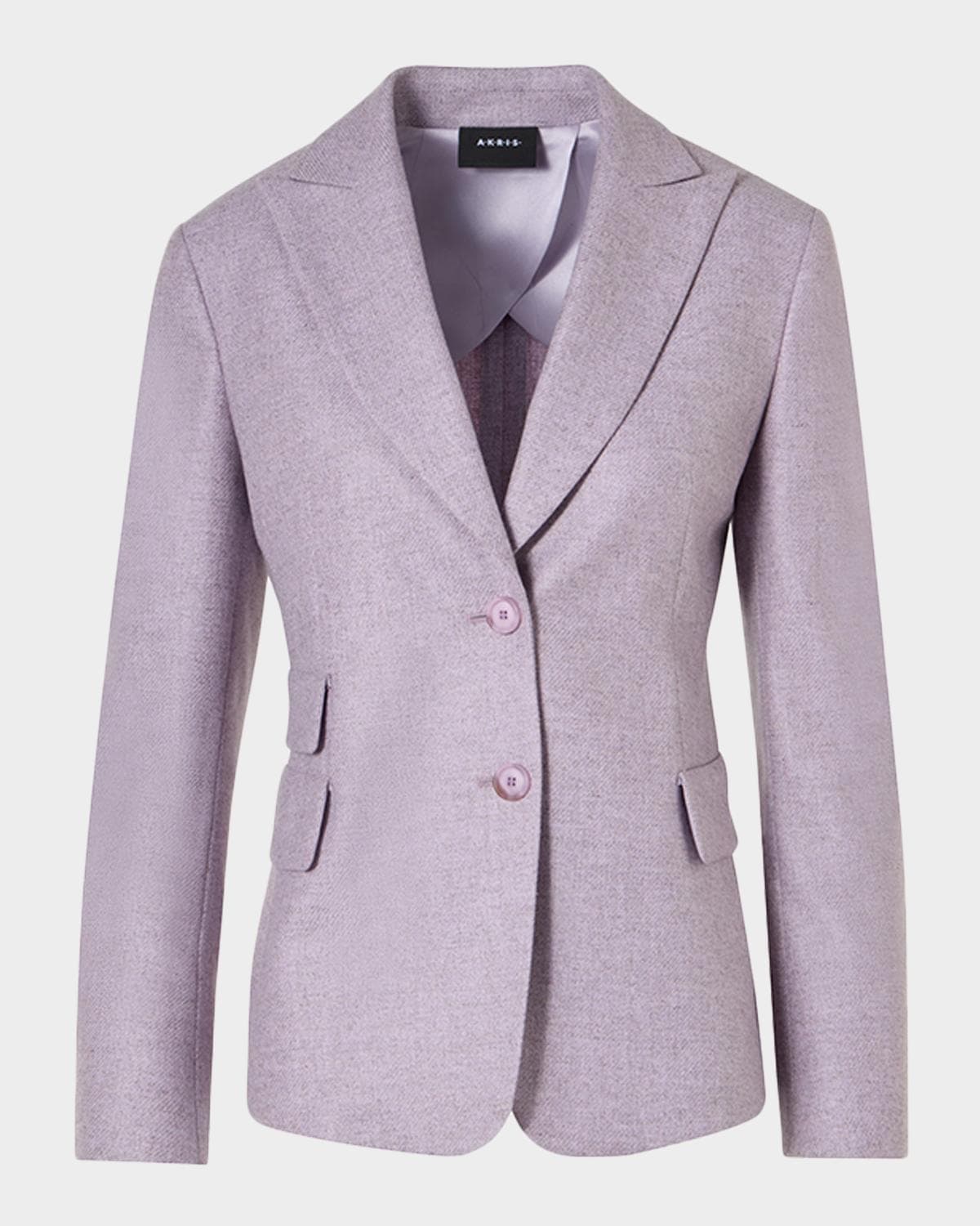 Akris Hans Single-Breasted Cashmere Jacket