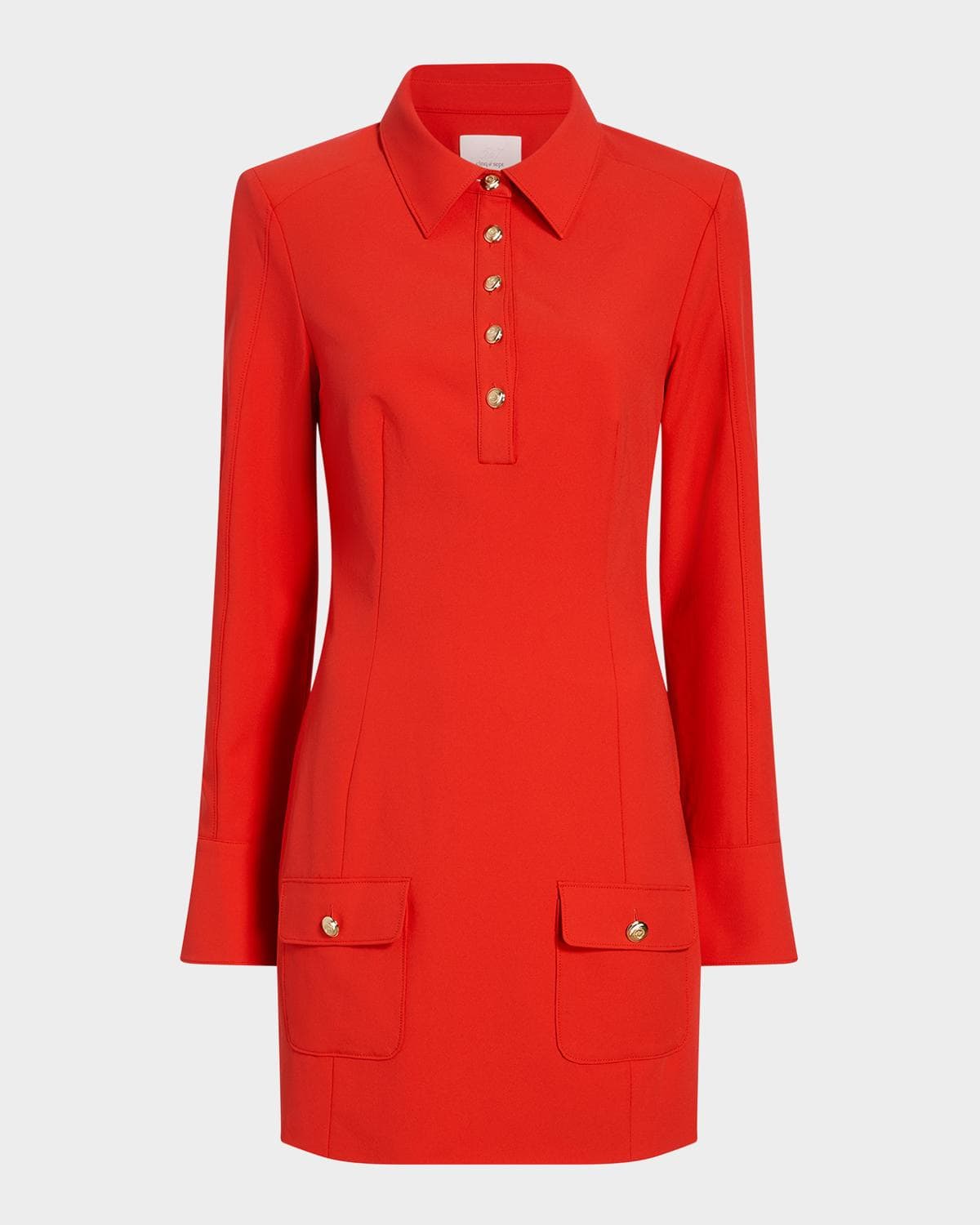Cinq à Sept Lea Long-Sleeve Mini Dress