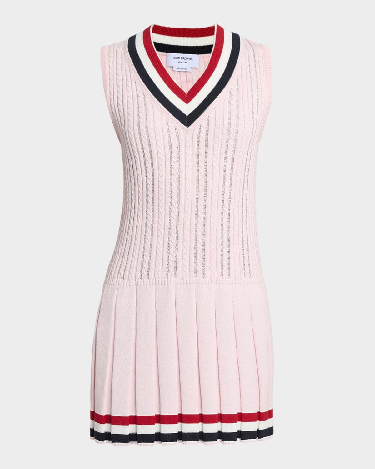 Thom Browne BABY LADDER CABLE DRESS