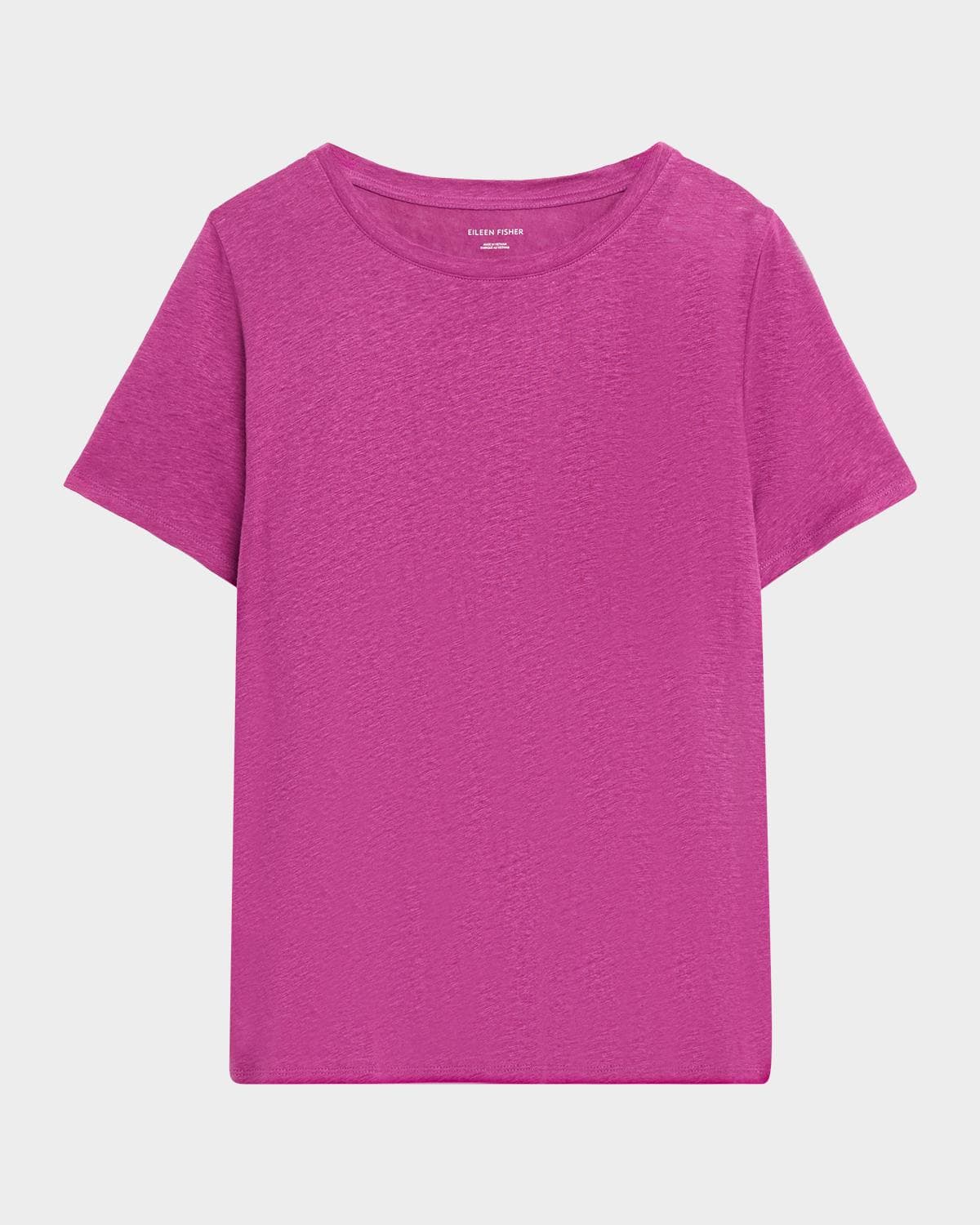 Eileen Fisher Organic Linen Crewneck Tee