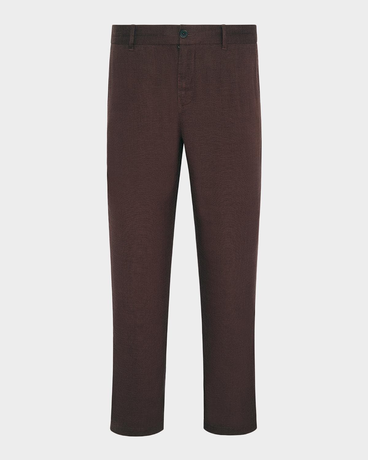 Onia Men's Stretch Linen Flat-Front Trousers