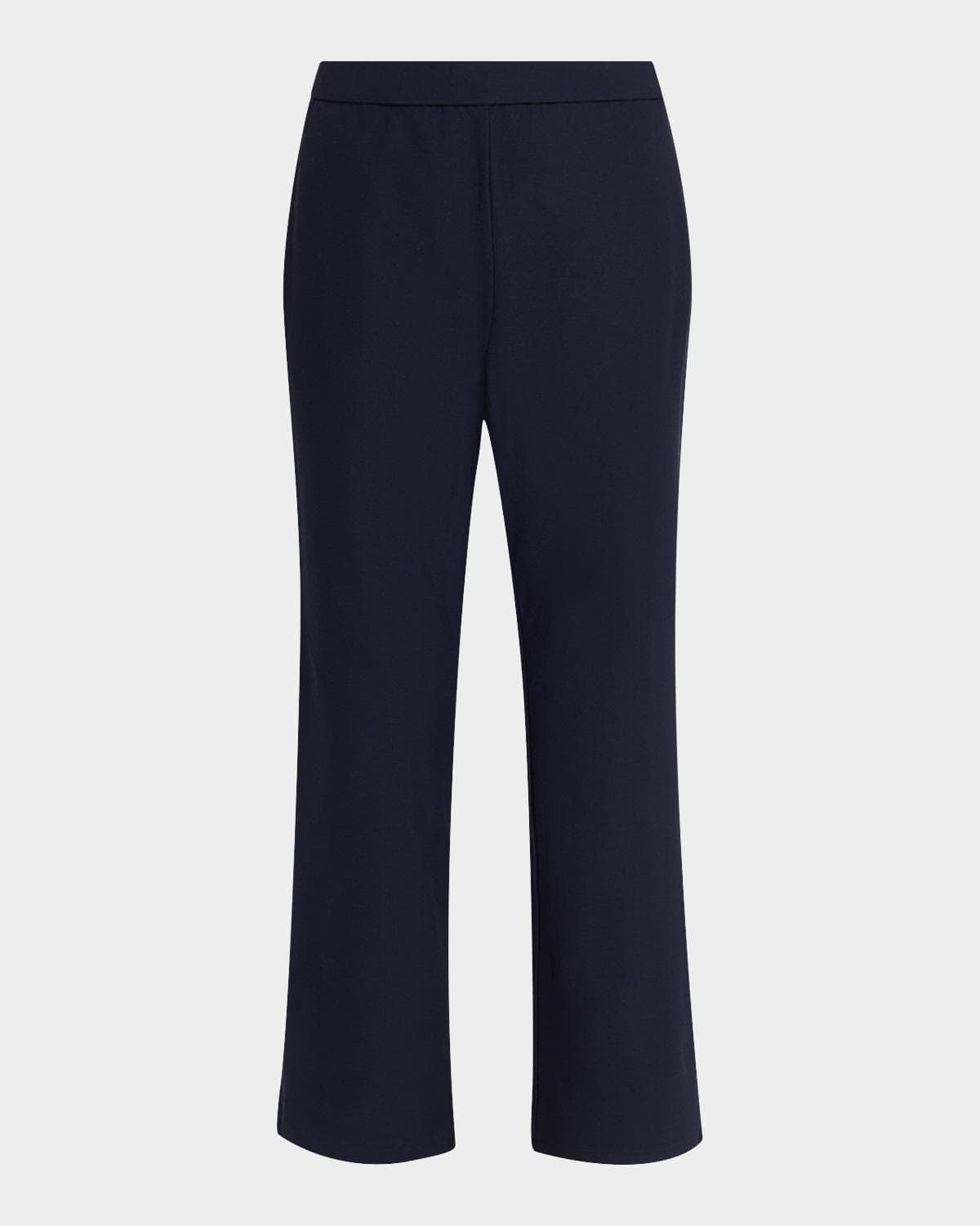 Eileen Fisher Stretch Ponte Cropped Kick-Flare Pants