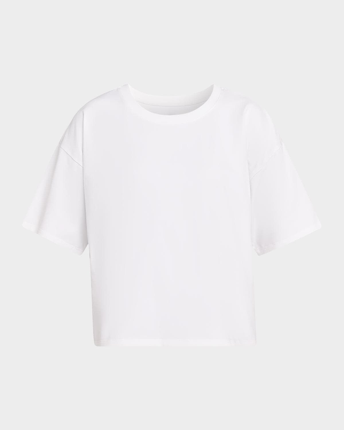 Eileen Fisher Crew-Neck Drop Shoulder T-Shirt