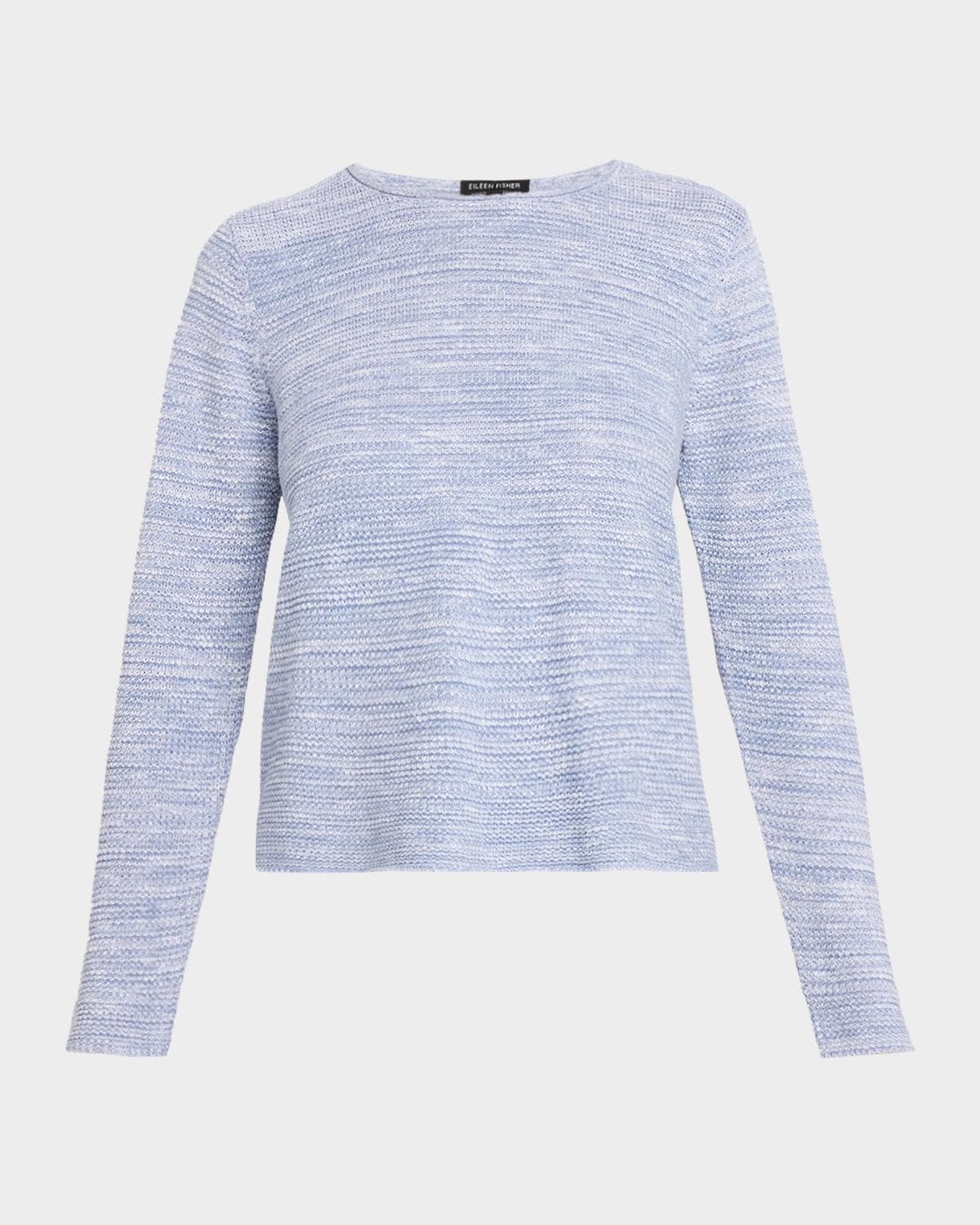 Eileen Fisher Crewneck Melange Knit Sweater