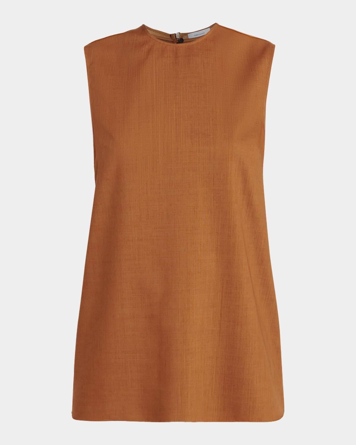 FERRAGAMO Sleeveless Wool Top