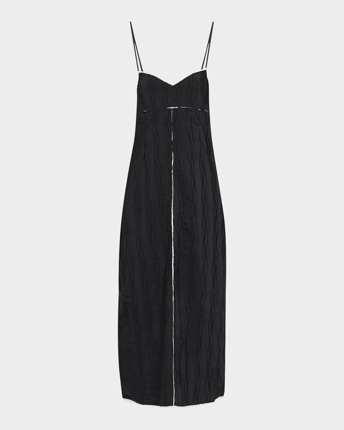 SIMKHAI Leah Textured Sleeveless Midi Dress