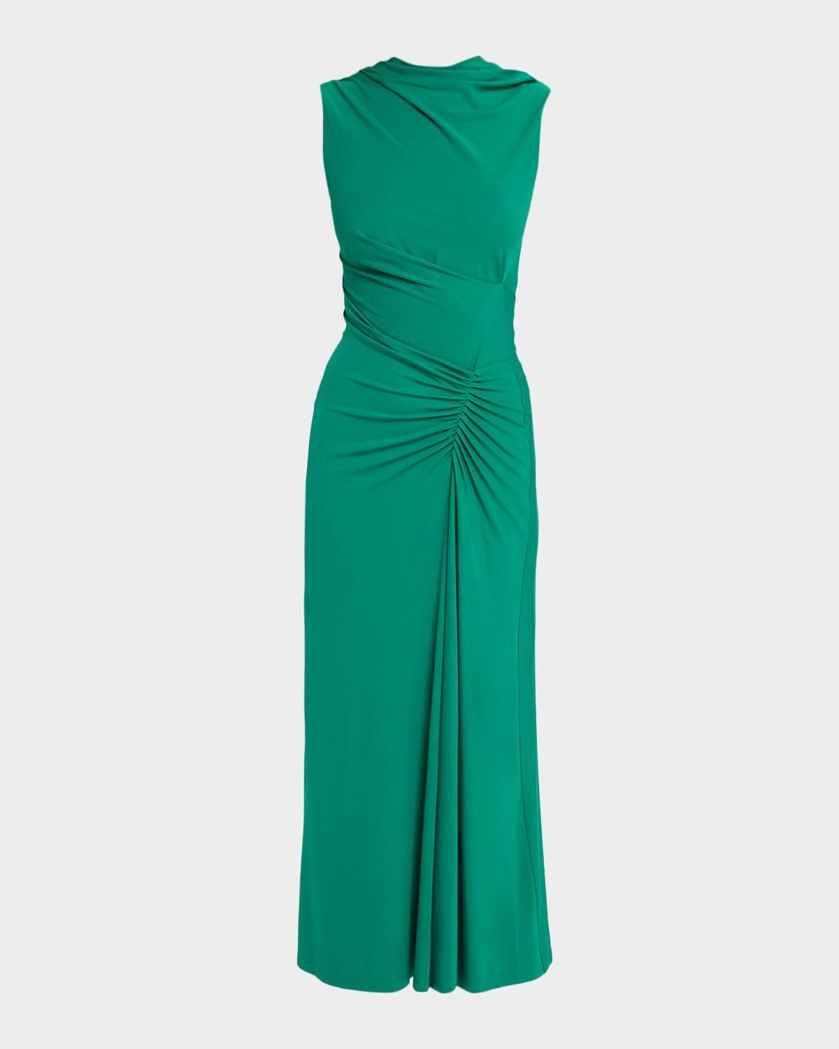 SIMKHAI Acacia Draped Jersey Midi Dress