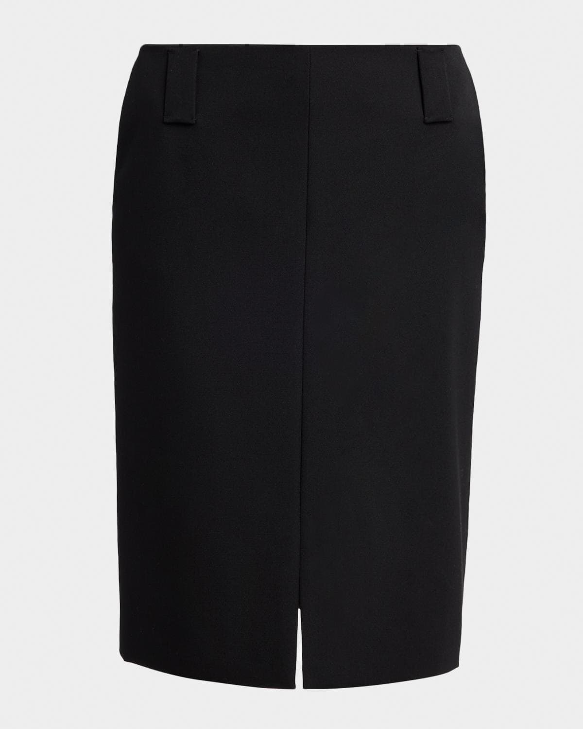 Versace Heavyweight Virgin Wool Pencil Skirt
