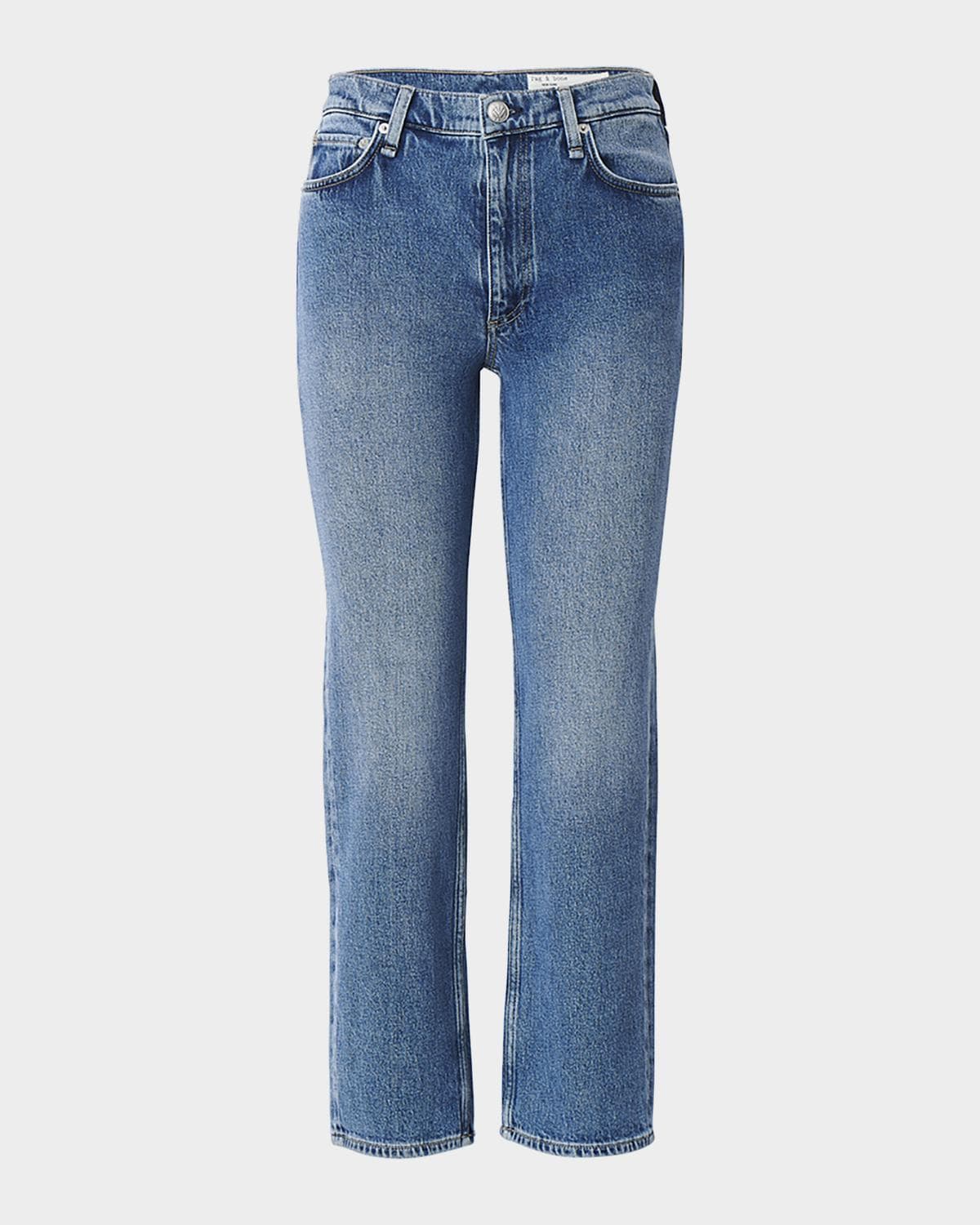 rag & bone Harlow Ankle Straight Jeans