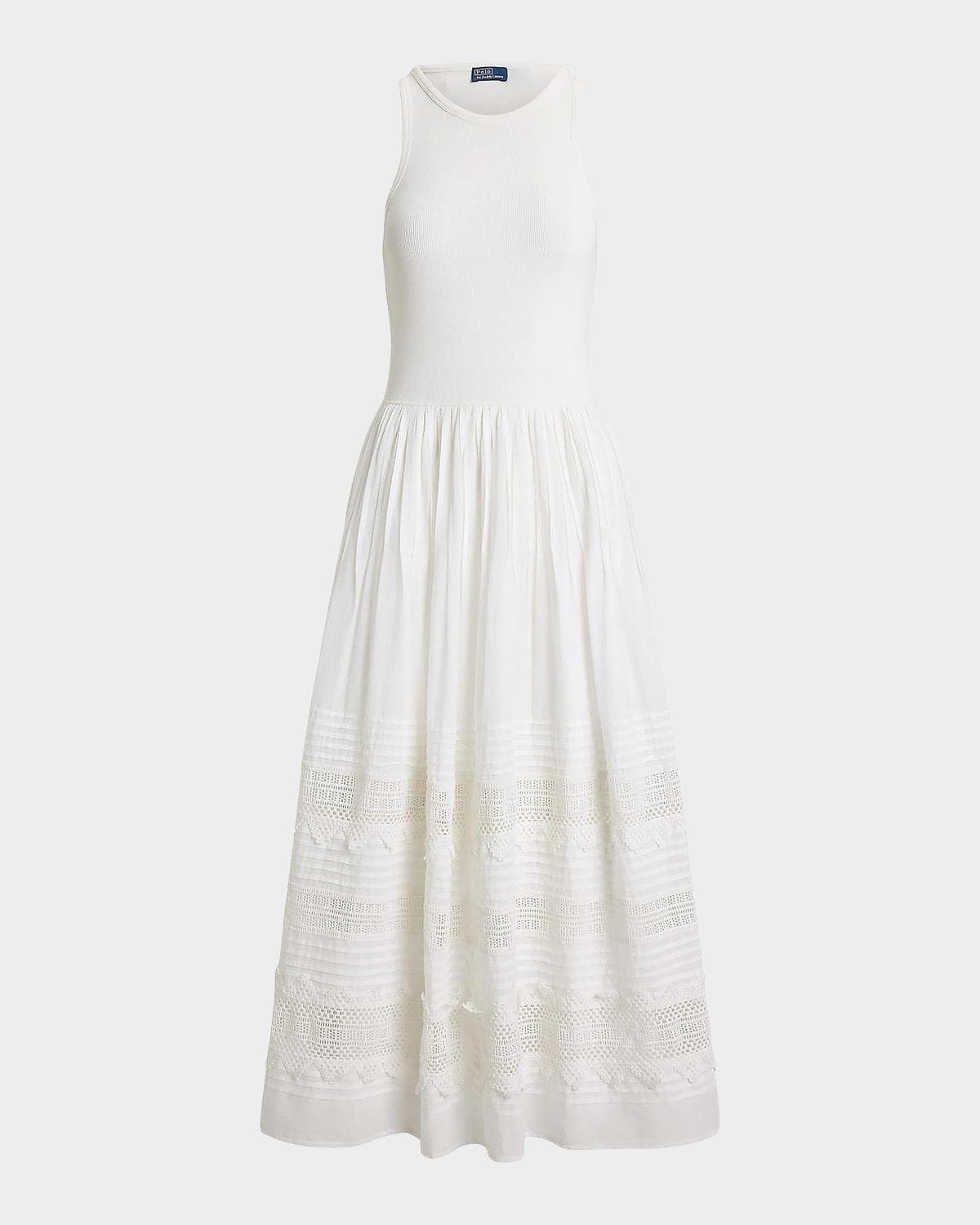 Polo Ralph Lauren Lace-Trim Tank Dress
