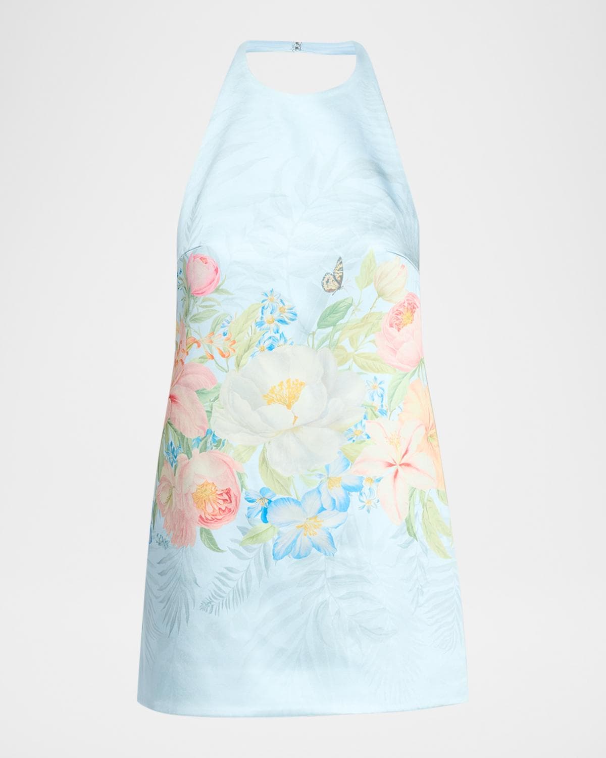 Retrofête Drexley Floral Halter Mini Dress