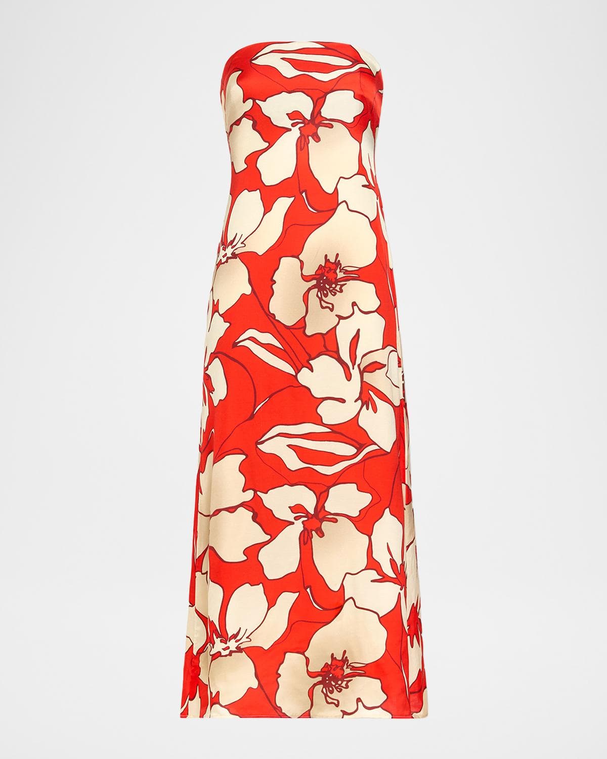 Ramy Brook Kamilla Strapless Floral Slip Dress