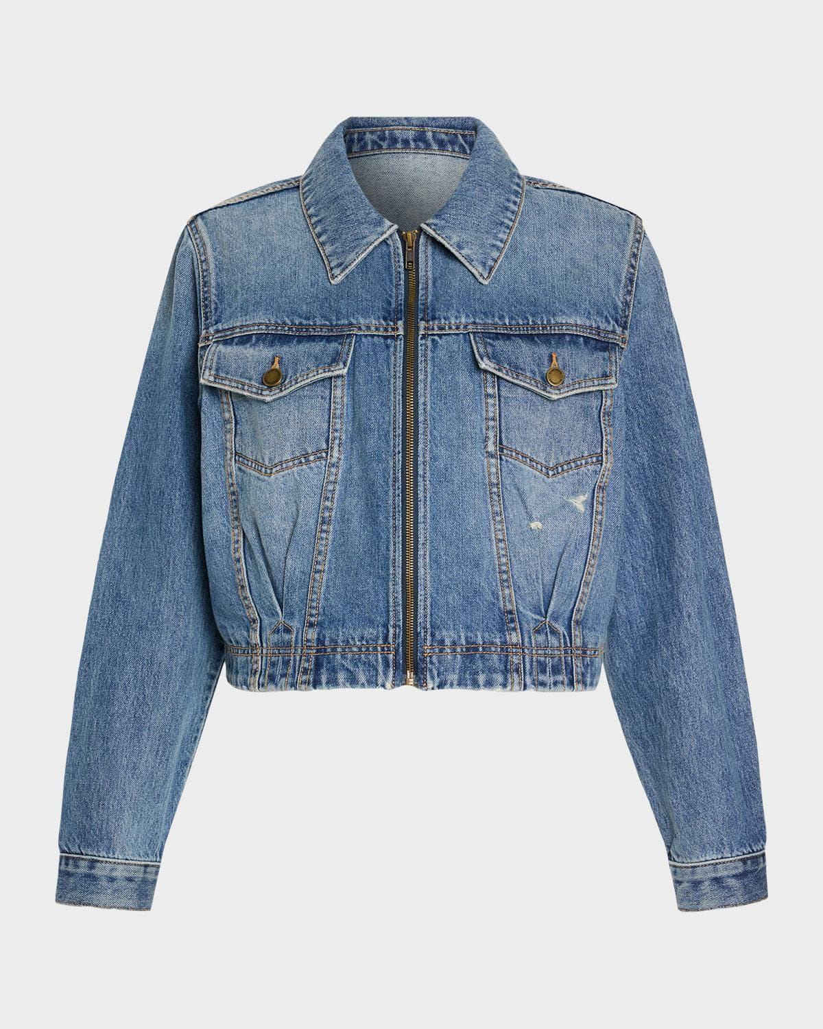 Ramy Brook Jannah Distressed Denim Jacket