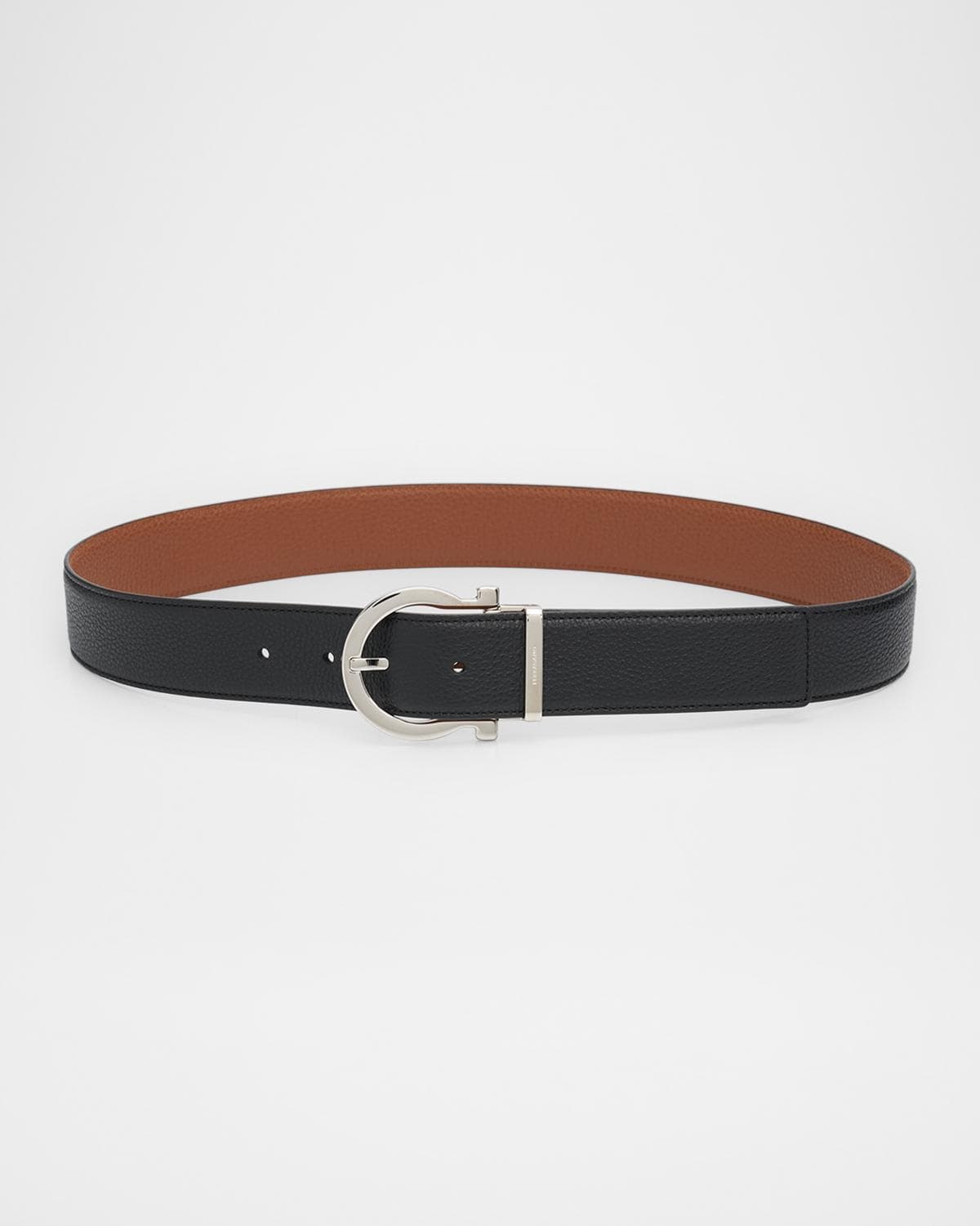 FERRAGAMO Gancini Reversible Leather Belt