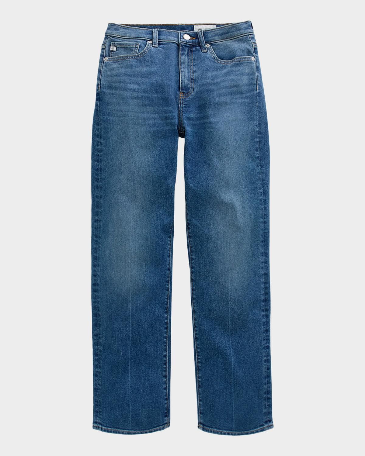 AG Jeans Brinley Straight-Leg Stretch Denim Jeans
