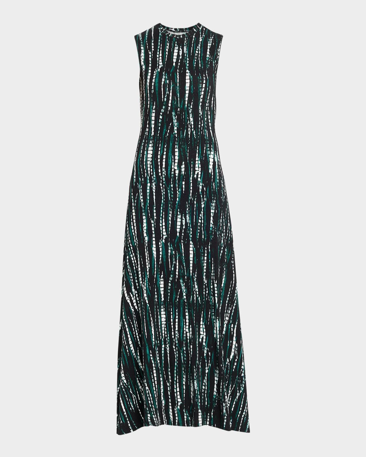 Proenza Schouler White Label Jordyn Sleeveless Abstract-Print Jersey Maxi Dress
