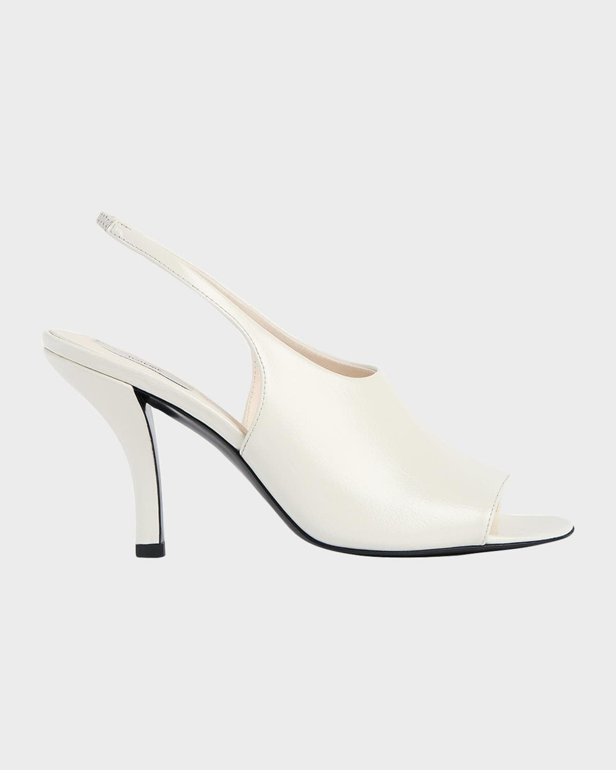 Toteme Contour Naplack Leather Slingback Pumps