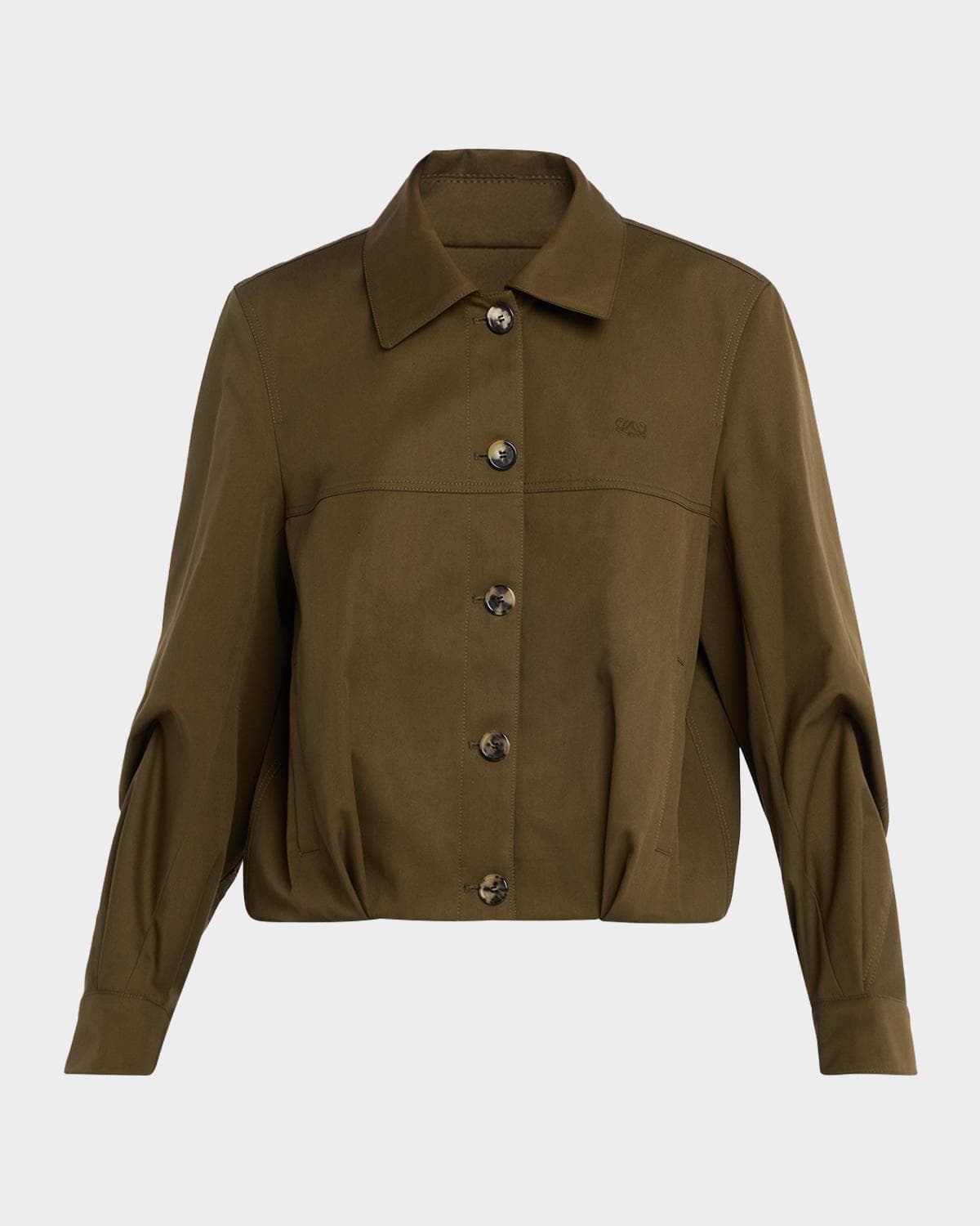 LOEWE Single-Breasted Cotton Balloon Jacket
