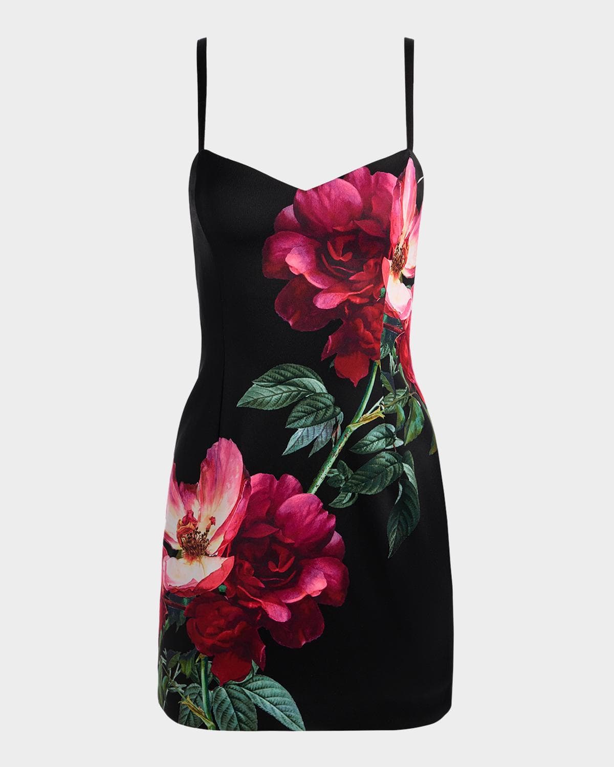 ALICE + OLIVIA Nina Sweetheart Mini Dress