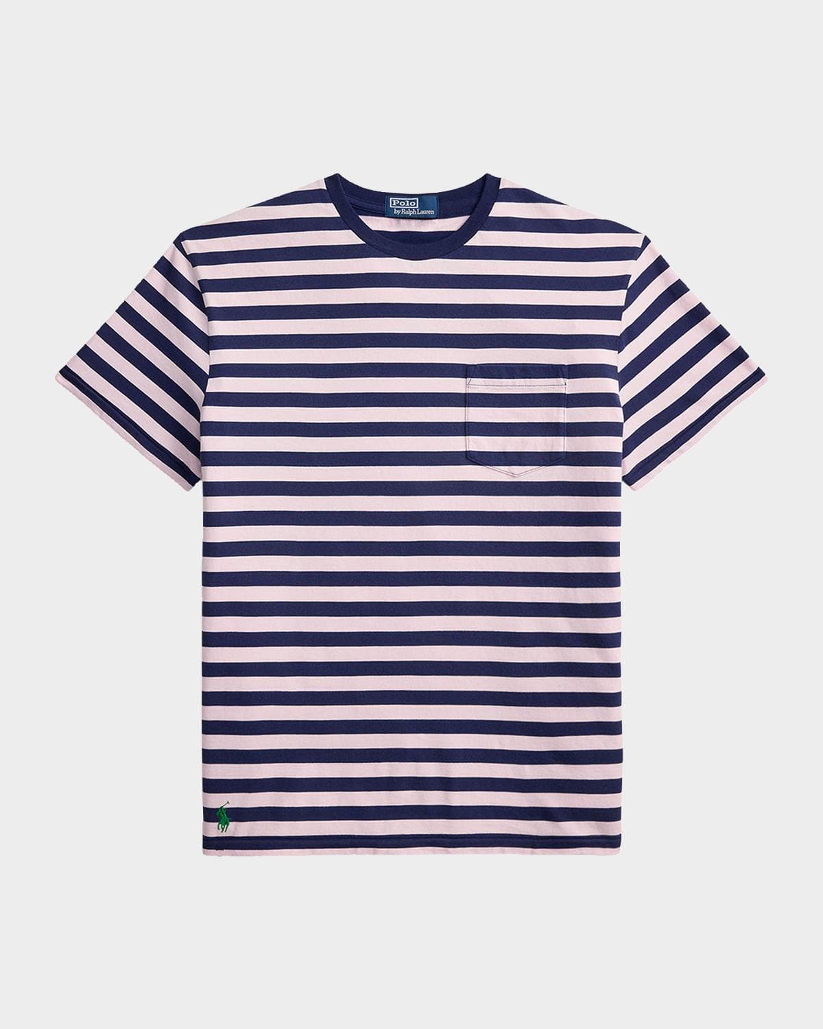 Polo Ralph Lauren Men's Classic Fit Stripe Jersey Crewneck T-Shirt