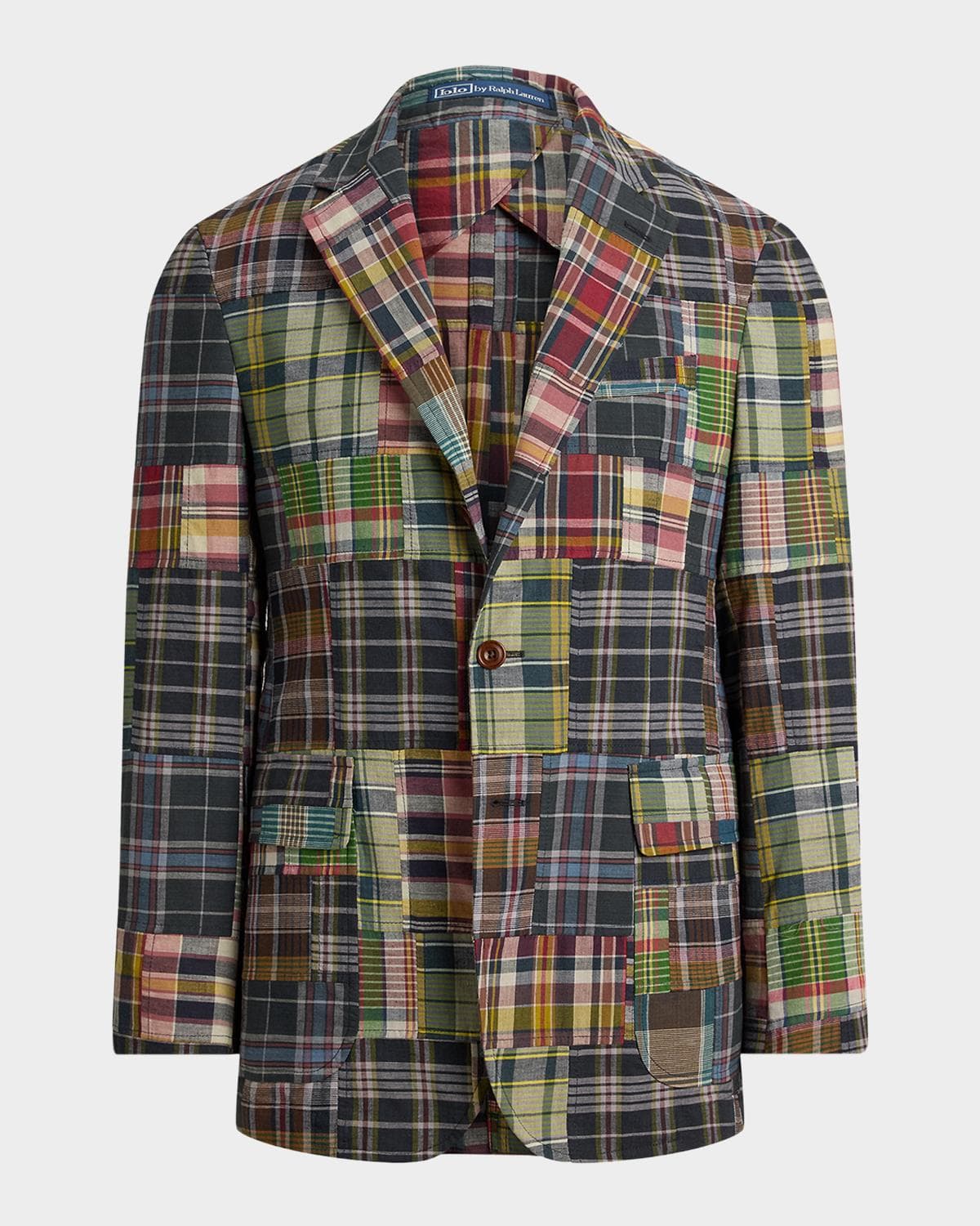 Polo Ralph Lauren Men's Checked Patchwork Cotton Blazer · 38 R