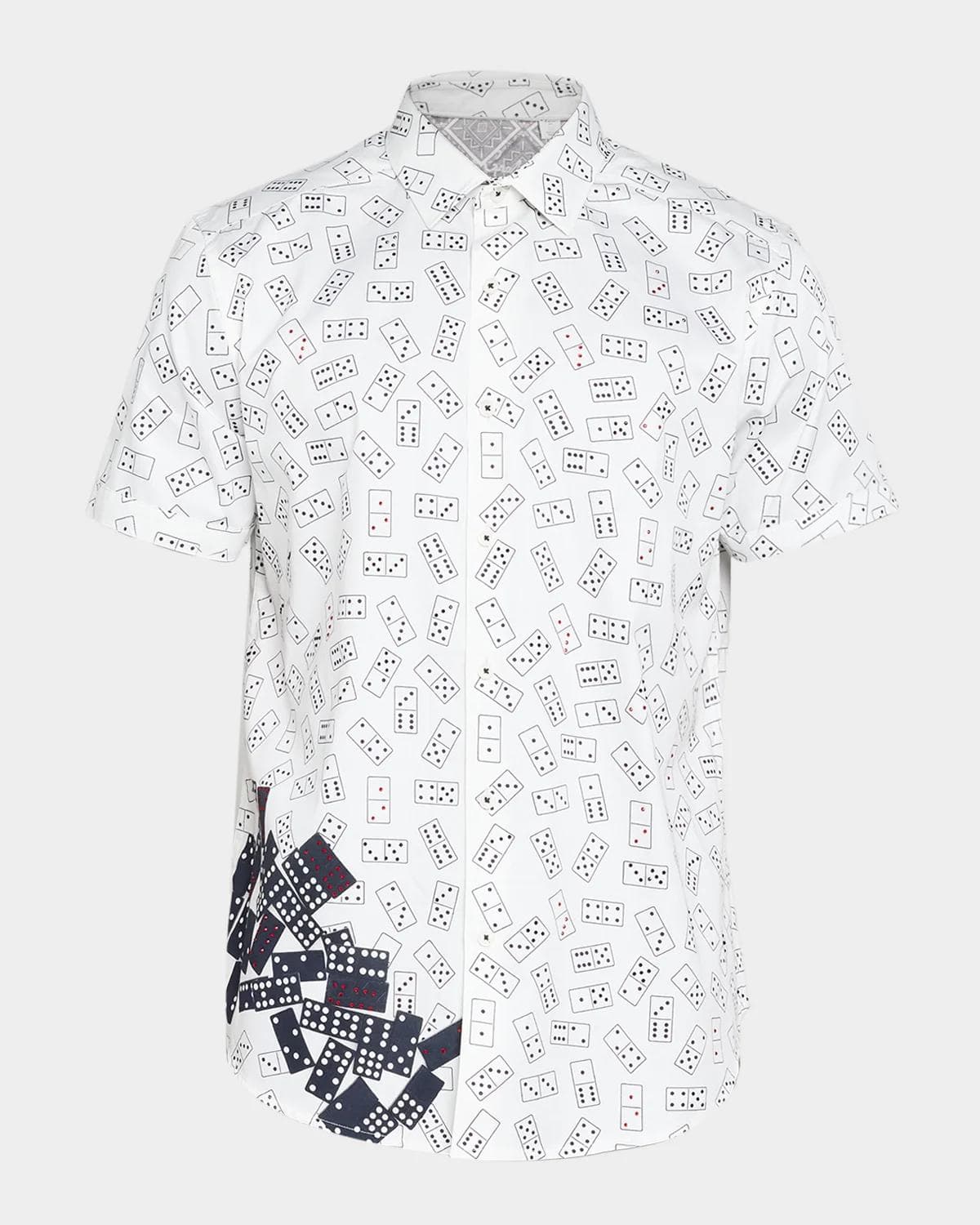 Robert Graham Men's Stack & Slam Cotton Short-Sleeve Shirt