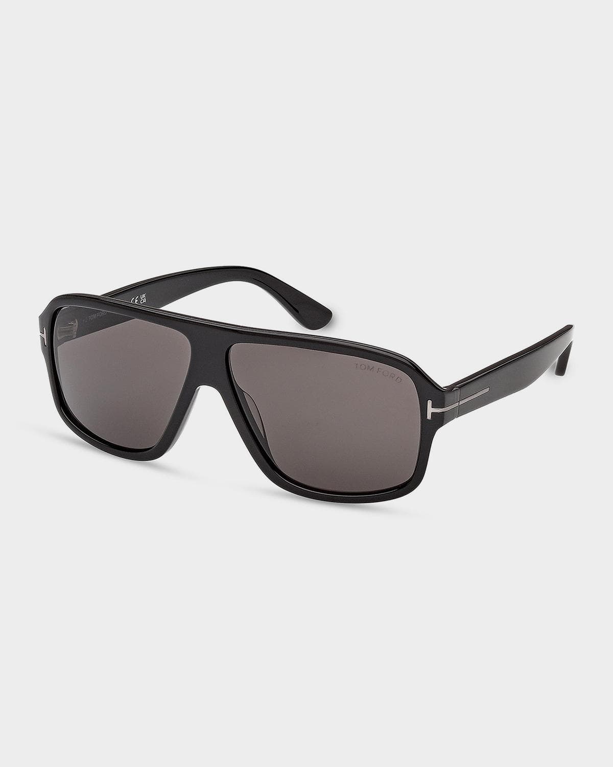 TOM FORD Men's William-02 Acetate Rectangle Sunglasses