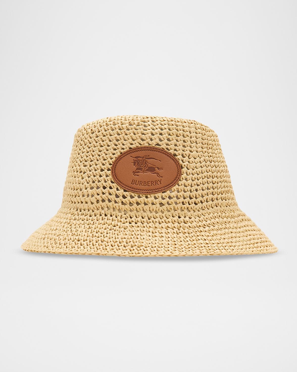 Burberry EKD Patch Crochet Bucket Hat · MEDIUM