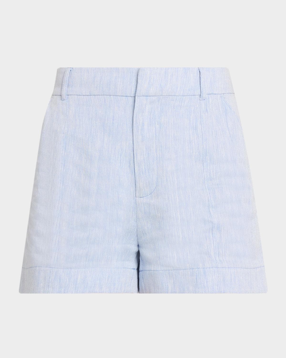 Cinq à Sept Tora Linen Suiting Shorts