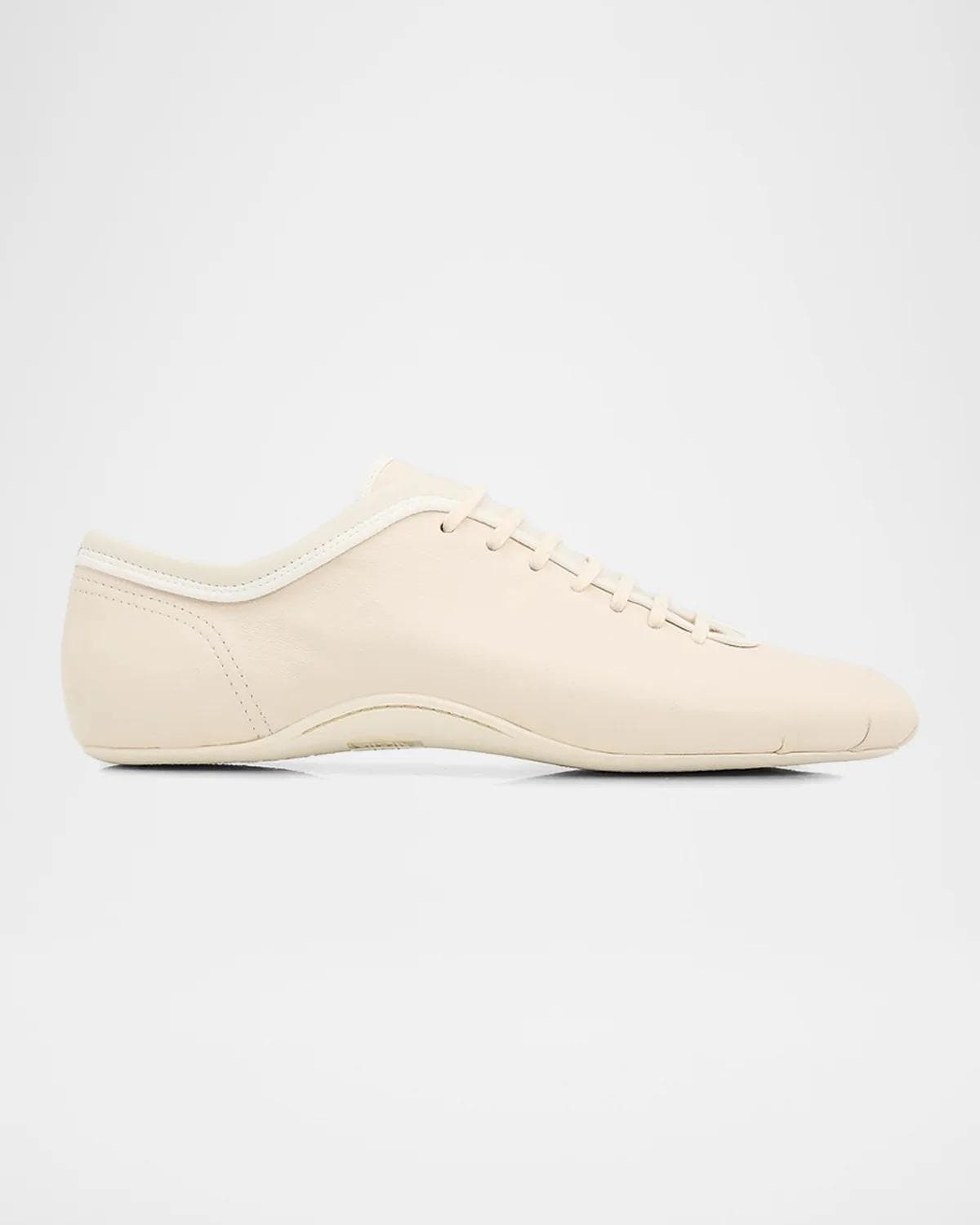 Dries Van Noten Slim Leather Low-Top Sneakers
