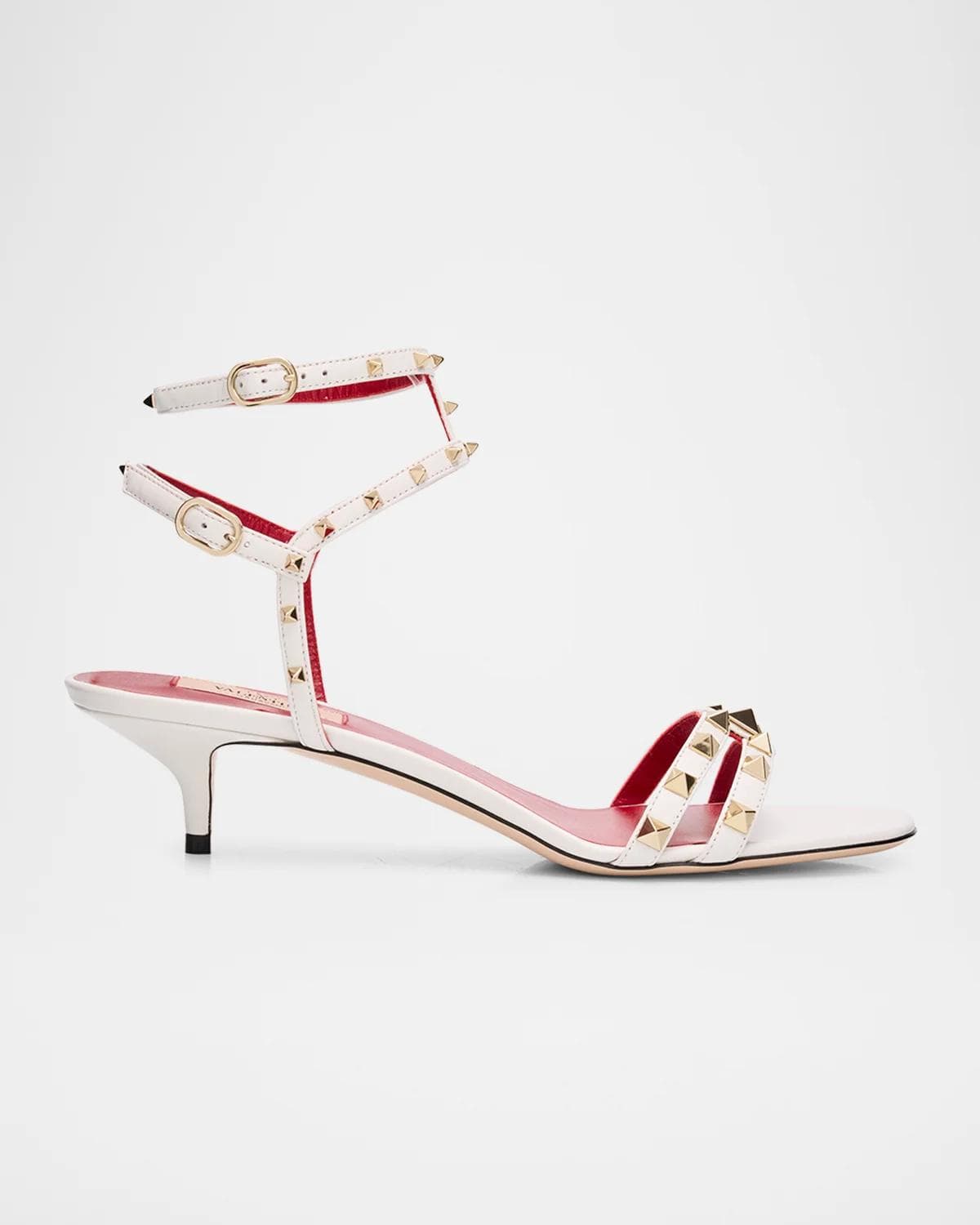 Valentino Garavani 40mm Rockstud Leather Sandals