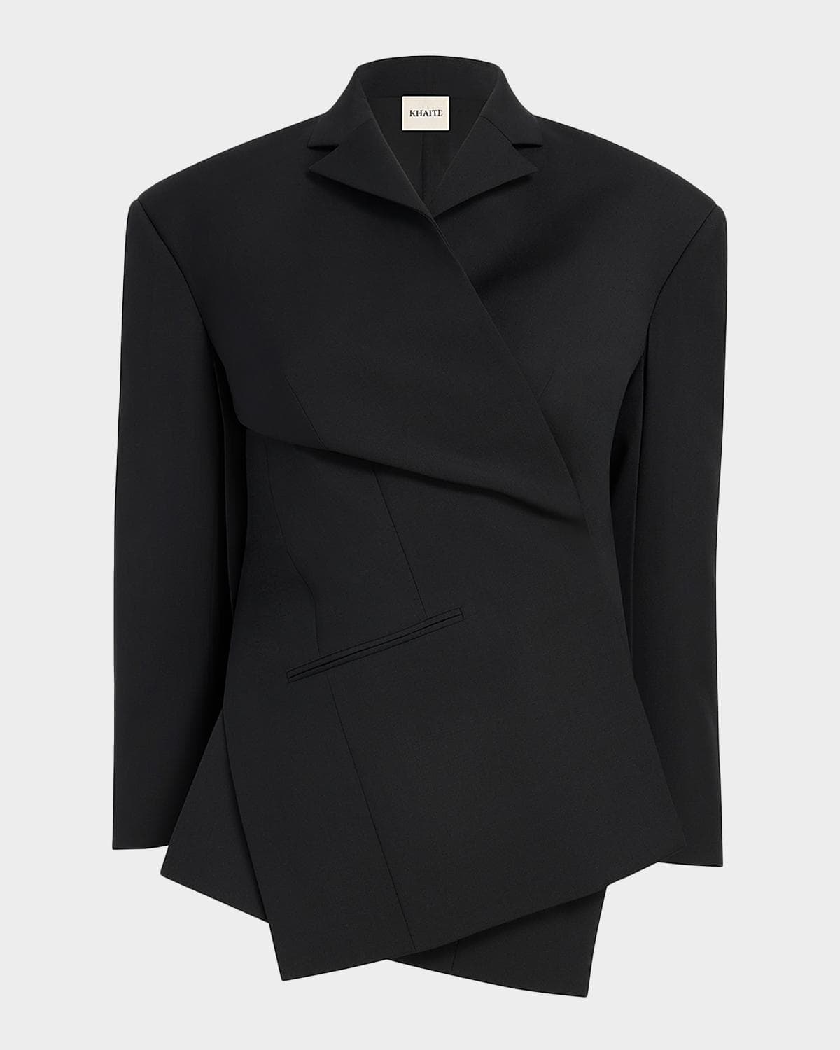 Khaite Palto Wrap Blazer Jacket