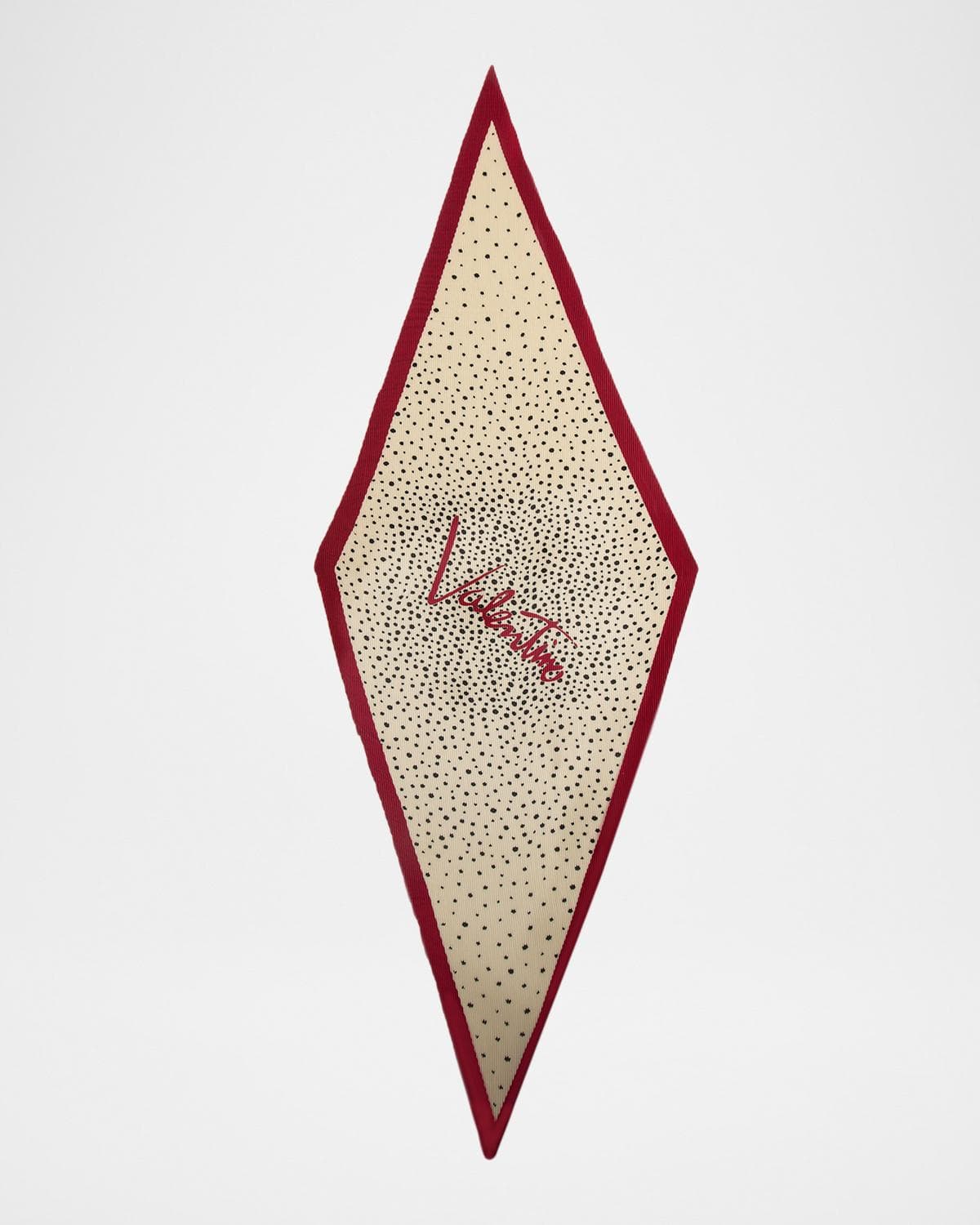 Valentino Garavani Little Stars Starry Foulard Shawl