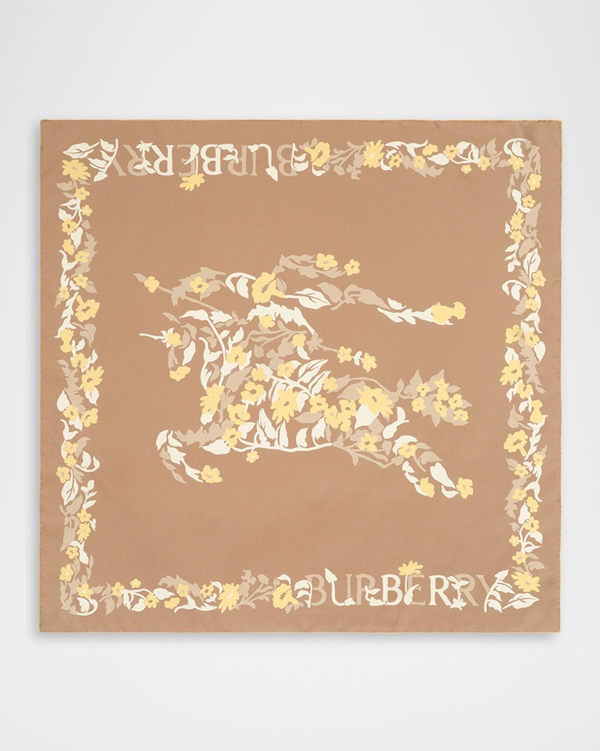 Burberry Floral EKD Silk Scarf