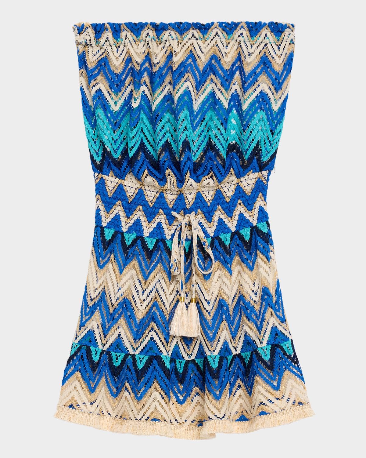 Ramy Brook Chevron Lauryn Mini Dress Coverup
