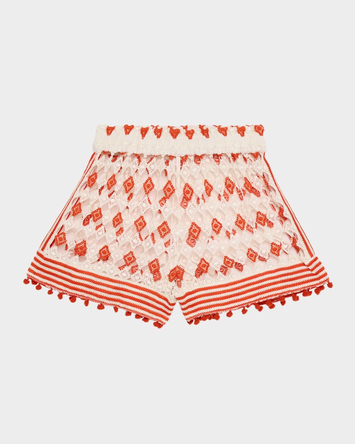 Ramy Brook Cordelia Crochet Coverup Mini Shorts
