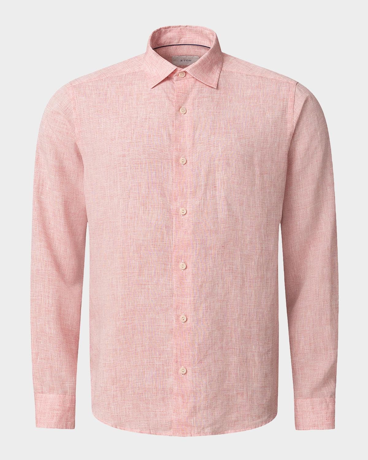 Eton Men's Solid Linen Button-Down Shirt