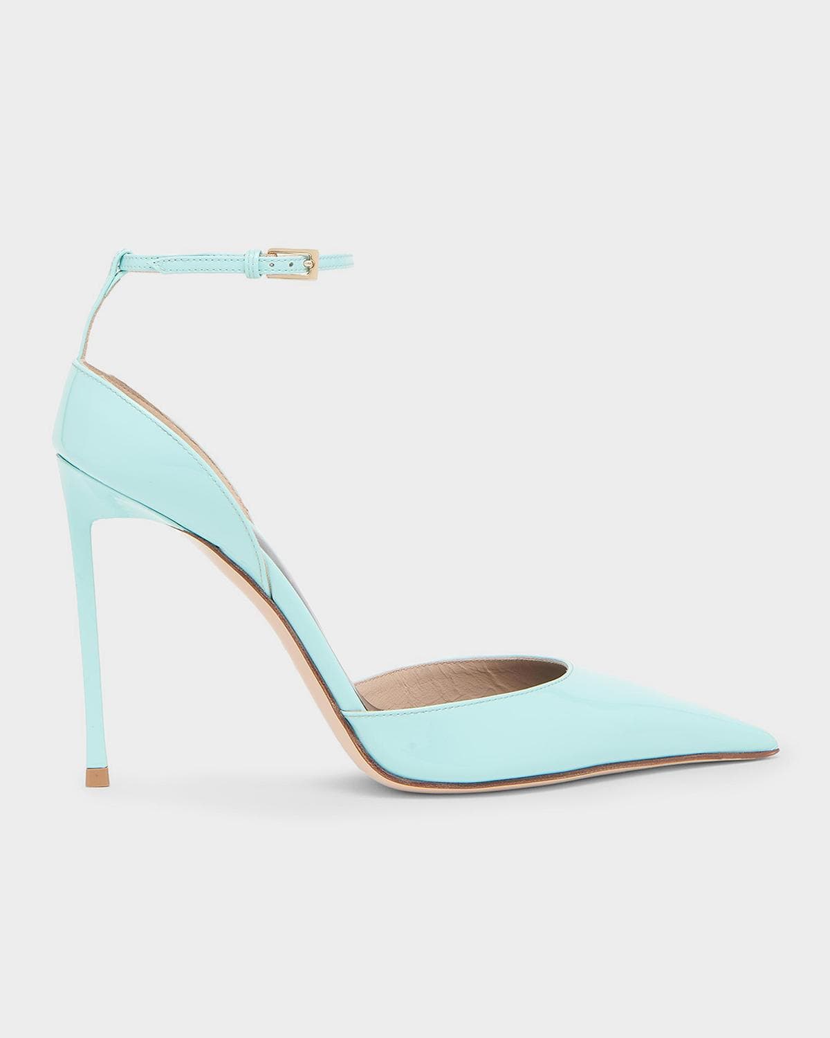 TOM FORD 105mm Patent Leather Ankle-Strap Pumps