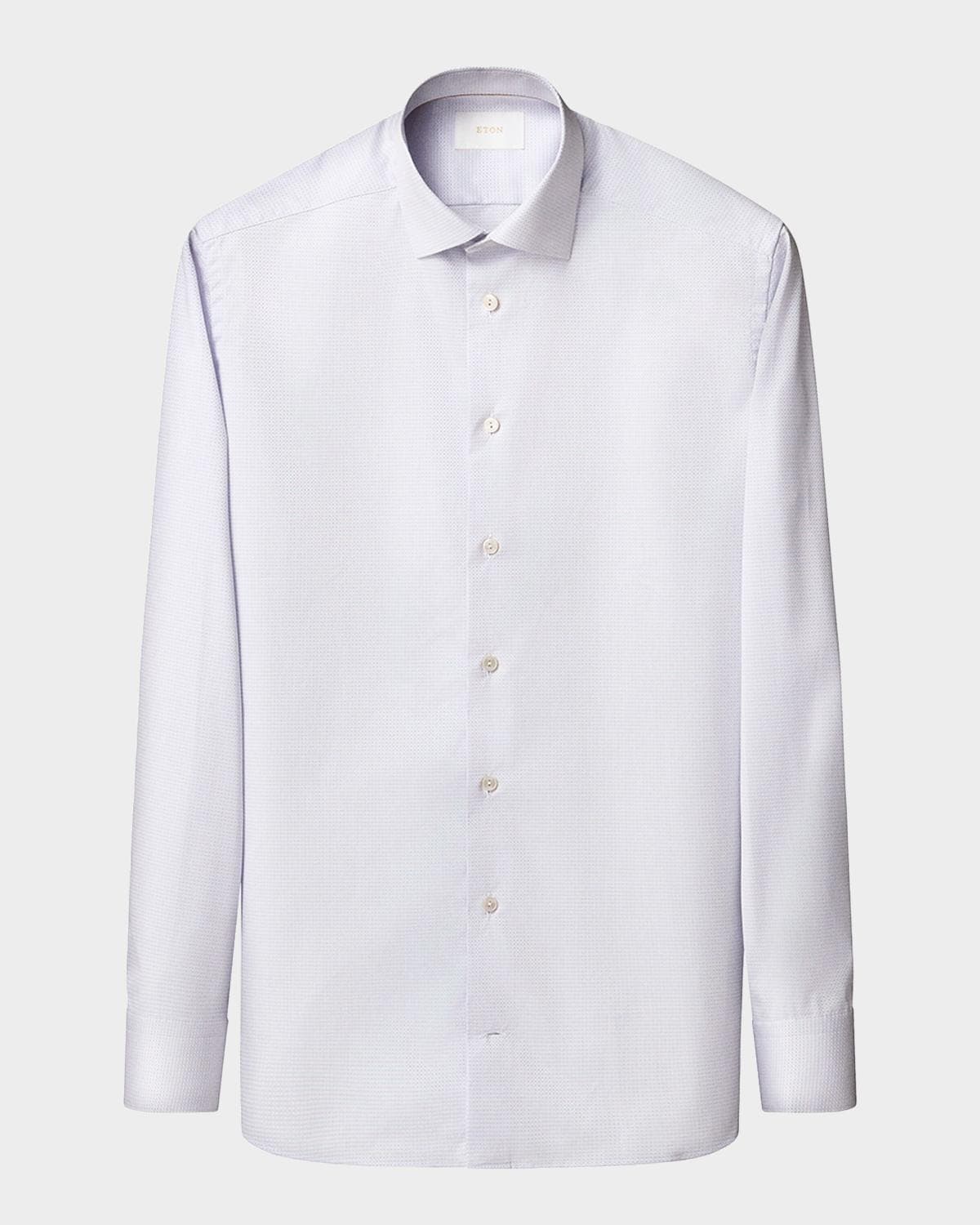 Eton Men's Micro-Woven Elevated Twill Dress Shirt