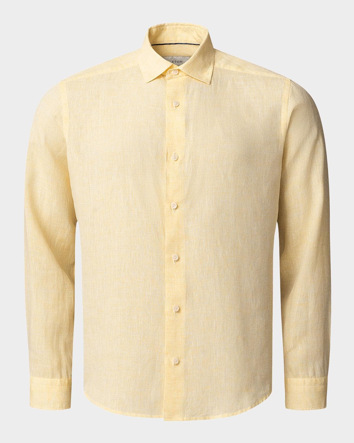 Eton Men's Solid Linen Button-Down Shirt